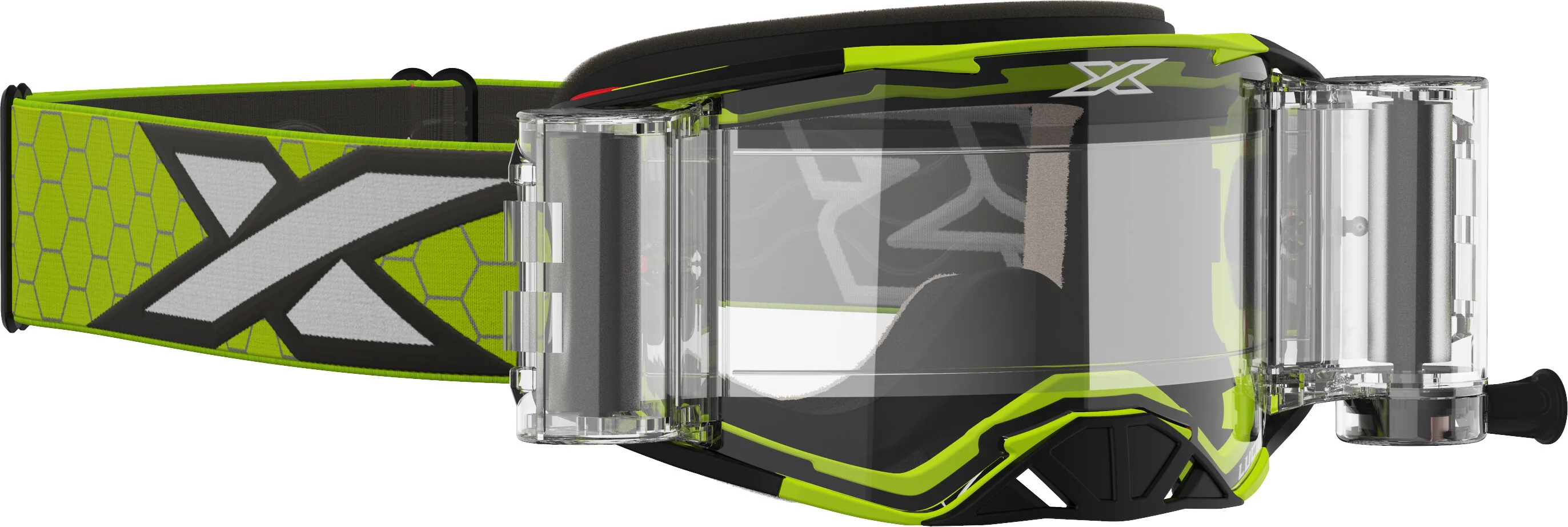 Lucid Goggle Race Pack Yellow Zip Off Clear