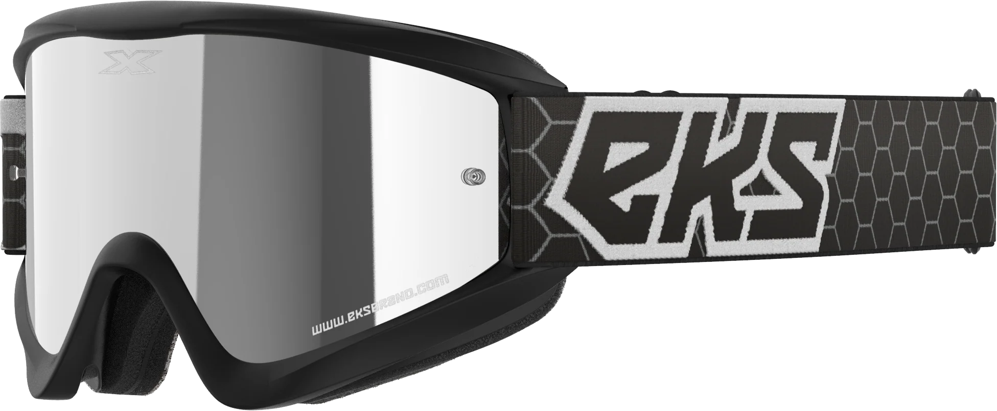 Flat Out Mirror Goggle Black/White Silver Mirror