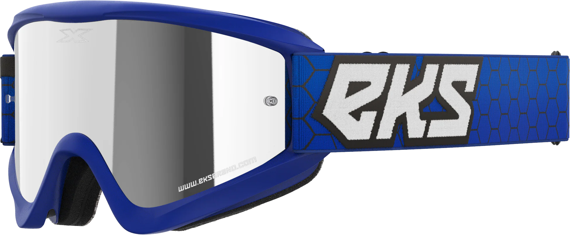 Flat Out Mirror Goggle Royal Blue Silver Mirror