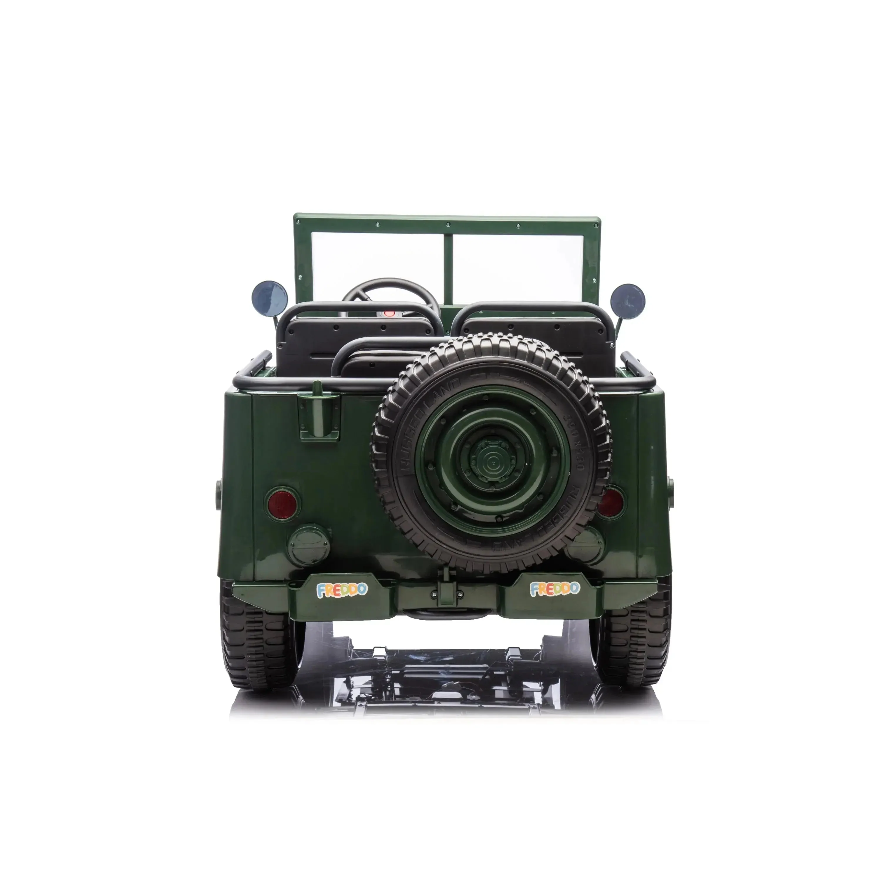 Military Willys 24V 3-Seater 4x4 Kids Ride-On Truck - Image 6