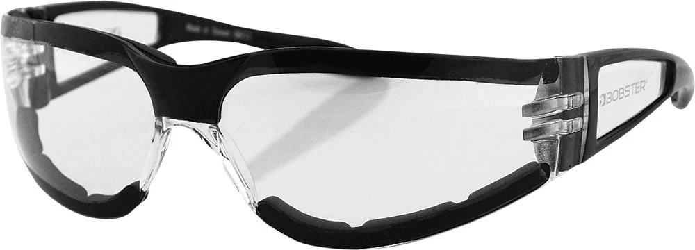 Shield Ii Sunglasses Black W/Clear Lens