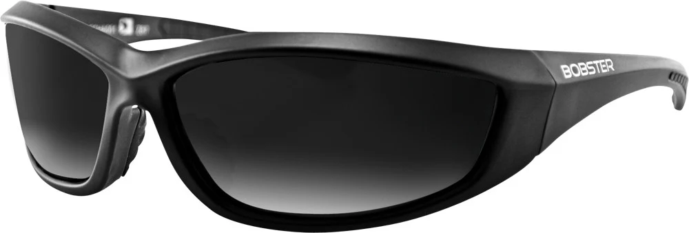 Charger Sunglasses Black W/Smoke Lens