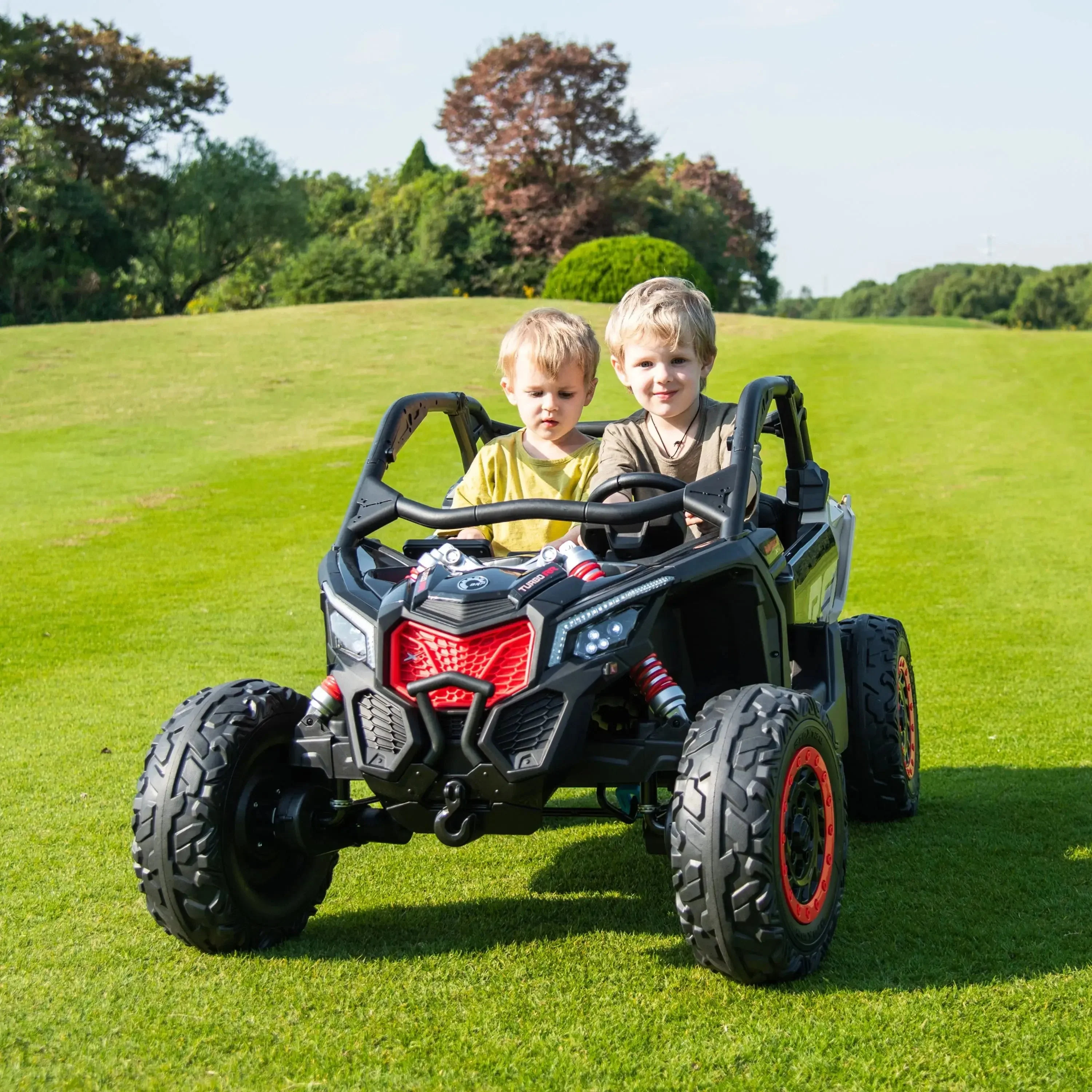 Officially Licensed Can-Am Maverick 48V 2-Seater Kids Ride-On UTV - Image 2