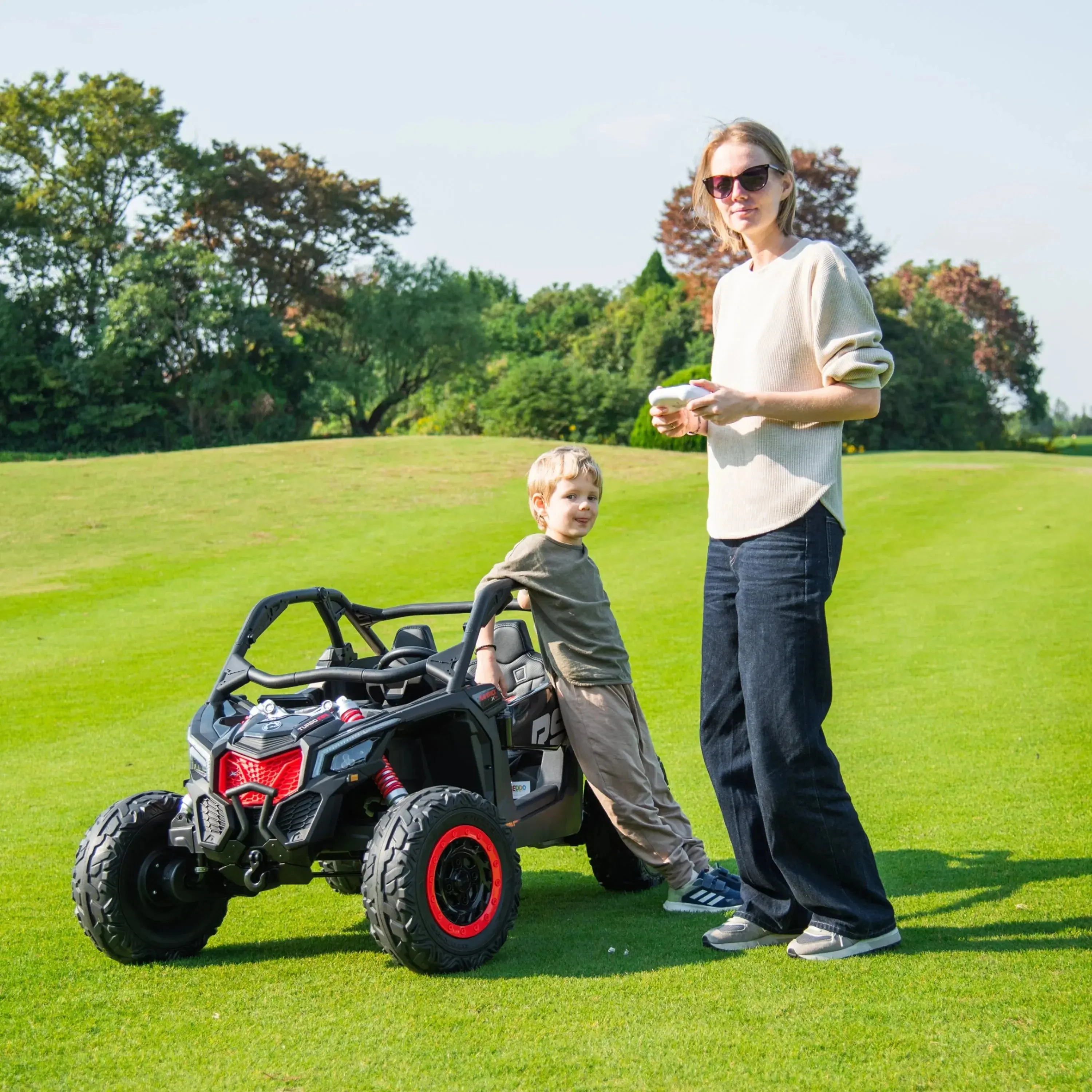 Officially Licensed Can-Am Maverick 48V 2-Seater Kids Ride-On UTV - Image 8