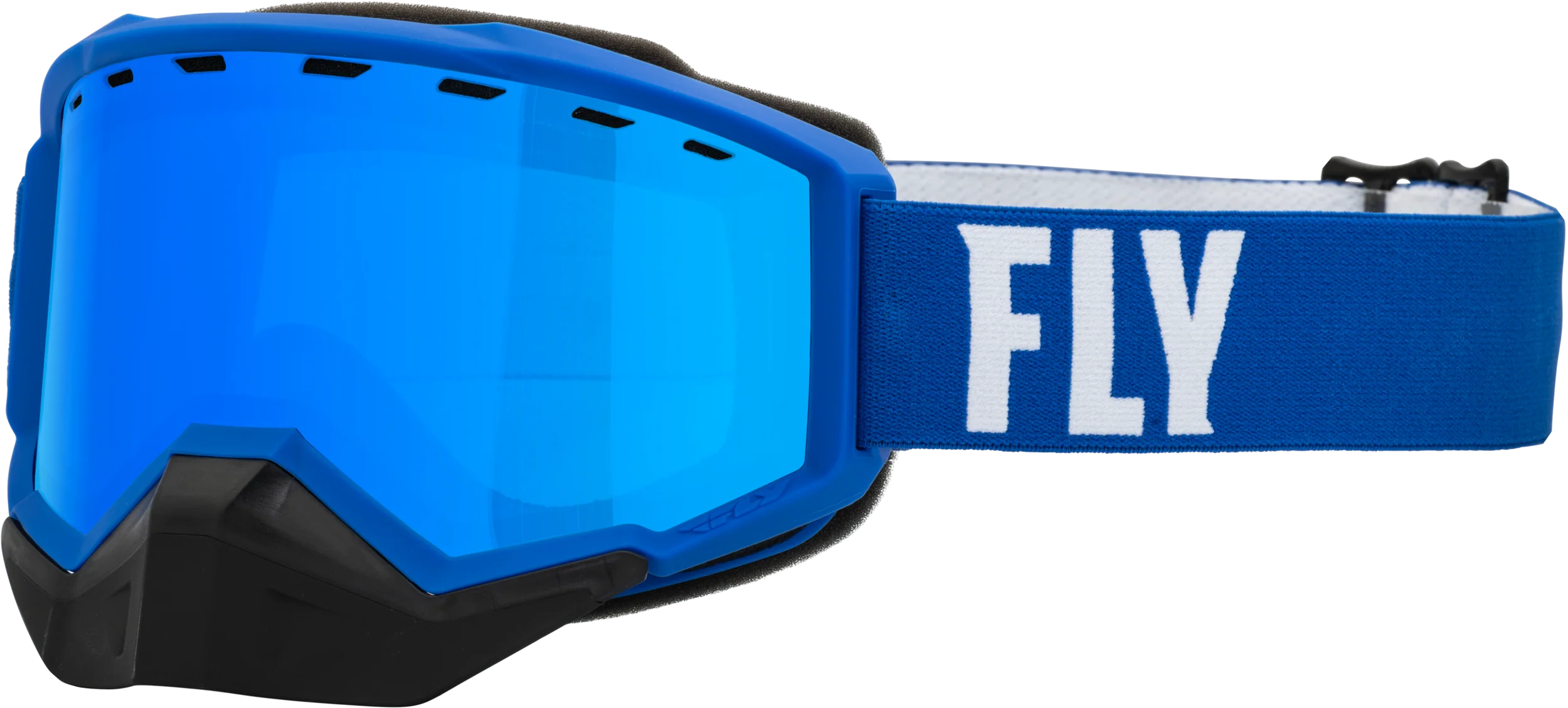 Focus Snow Goggle Blue/White W/ Sky Blue Mirror/Blue Lens