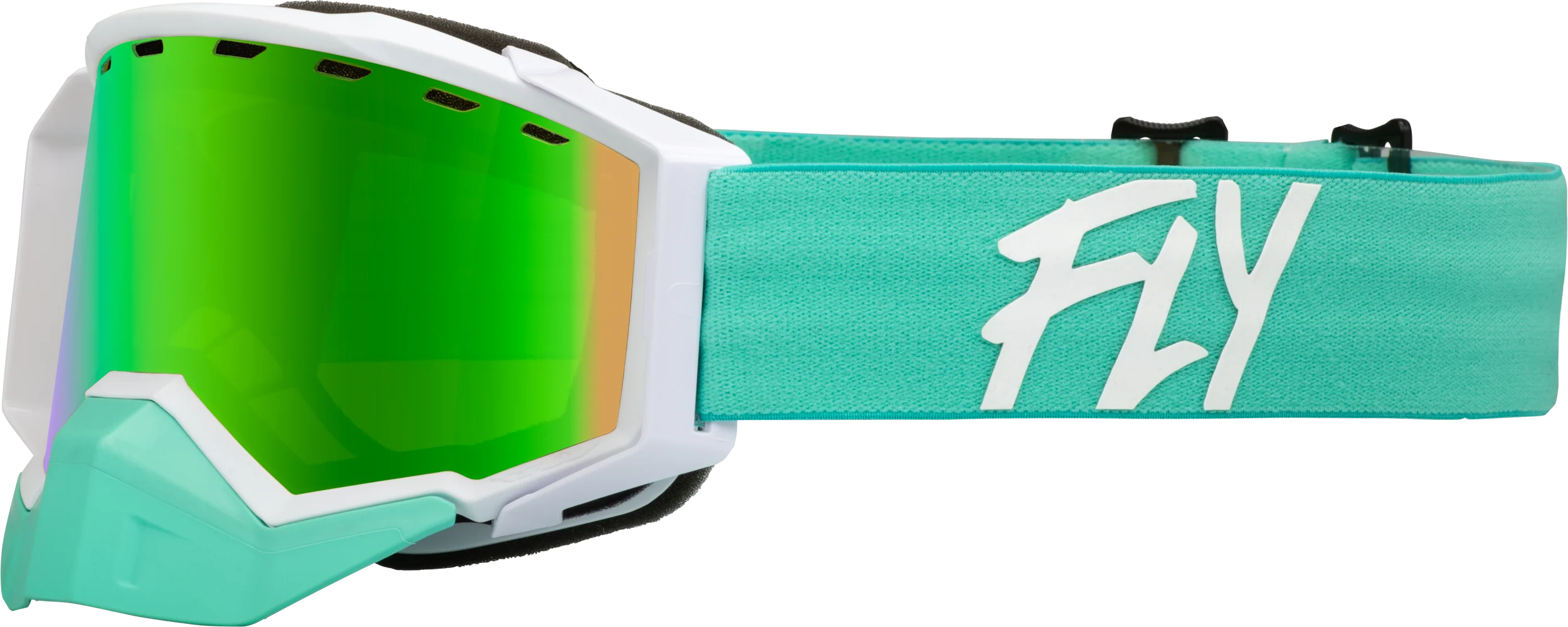 Zone Snow Goggle Mint/White W/ Green Mirror/Amber Lens