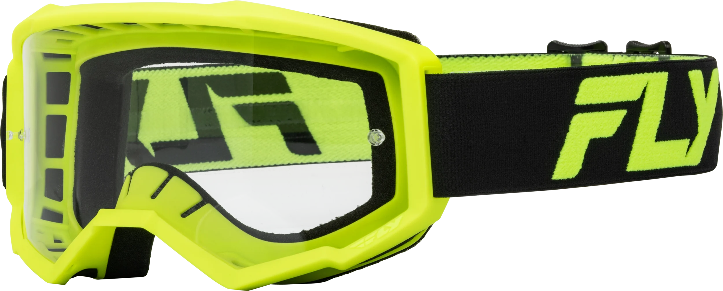 Focus Goggle Black/Hi-Vis W/ Clear Lens