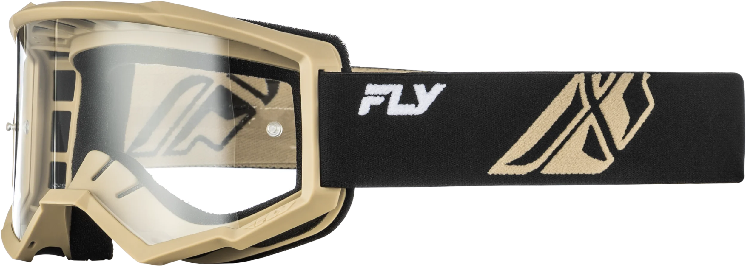 Youth Focus Goggle Black/Khaki W/ Clear Lens