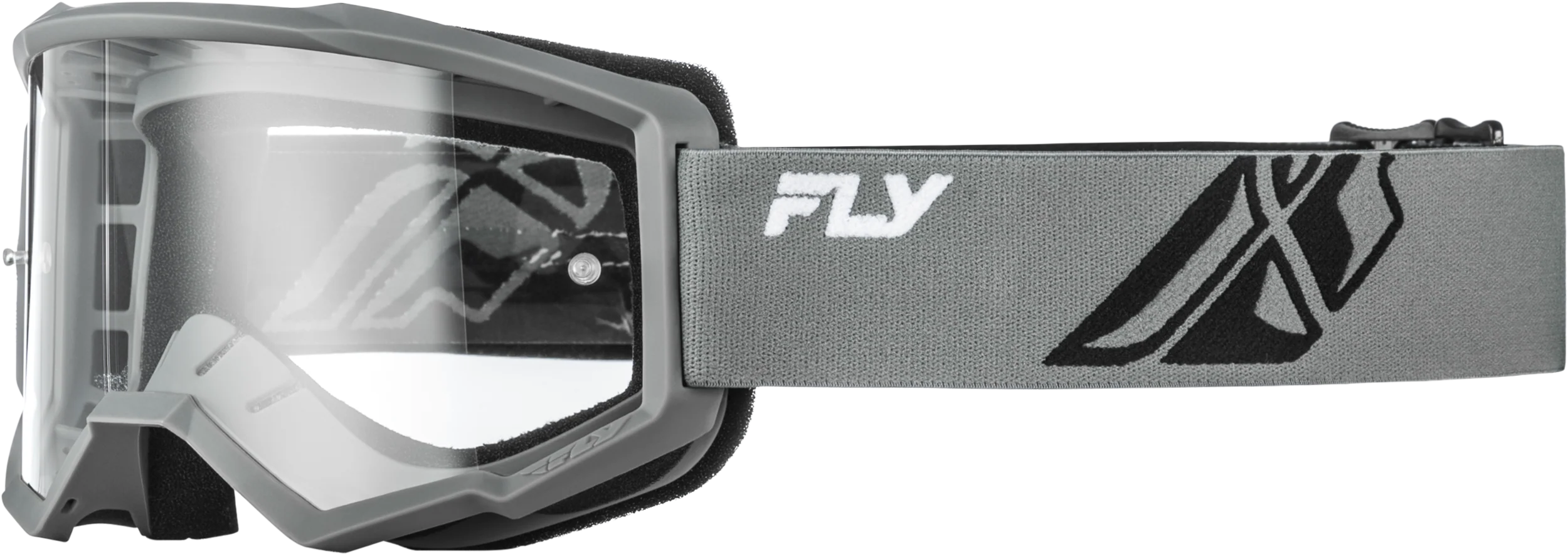 Youth Focus Goggle Grey/Black W/ Clear Lens