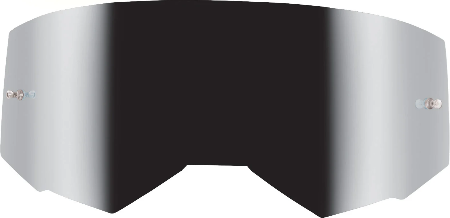 Single Lens W/Post Adult Silver Mirror/Smoke