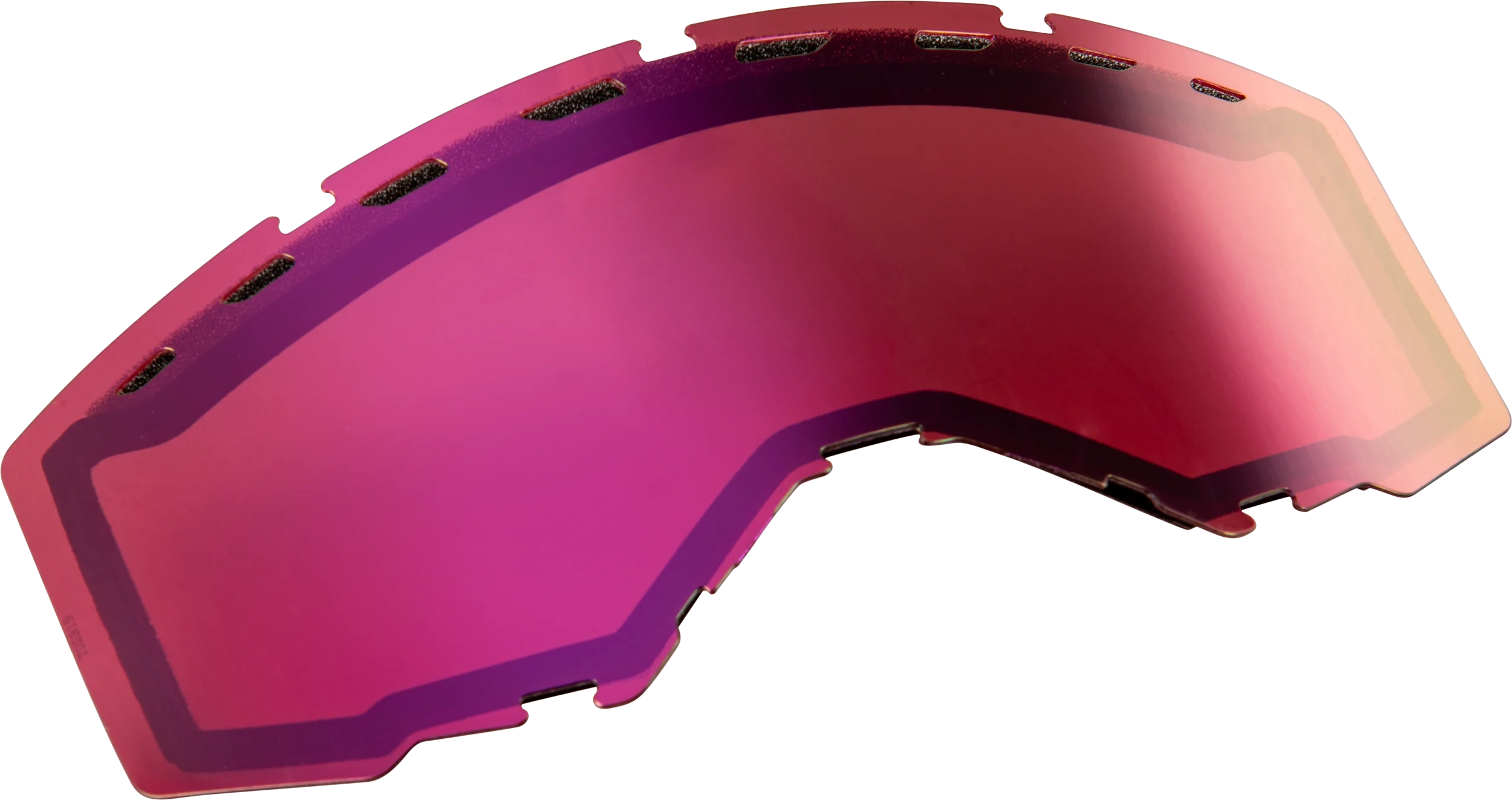 Dual Lens With Vents Adult W/ Pink Mirror/Rose Lens