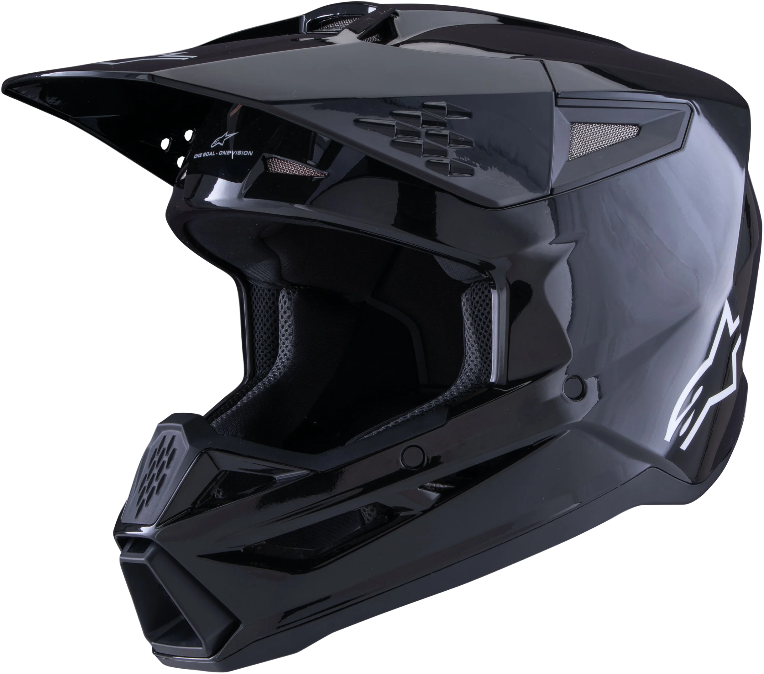 Sm3 Solid Helmet Black Glossy Sm