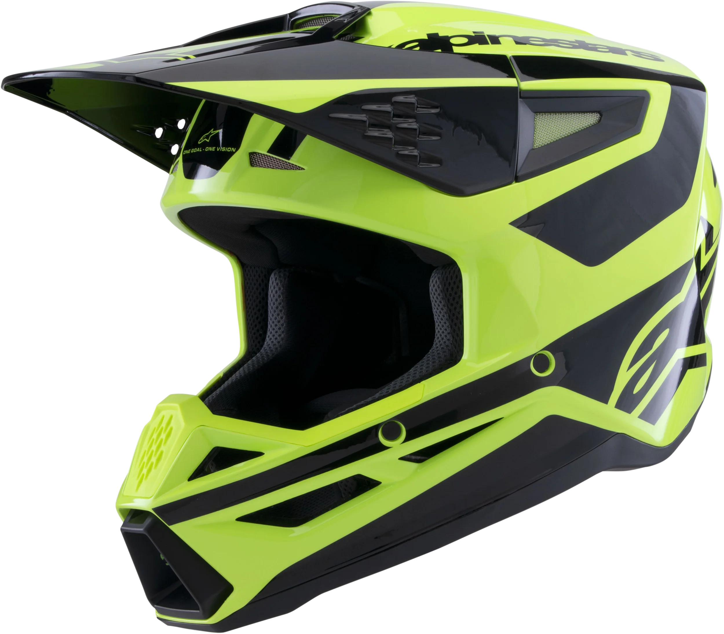 Sm3 Heat Helmet Yellow Fluo/Black Glossy Md