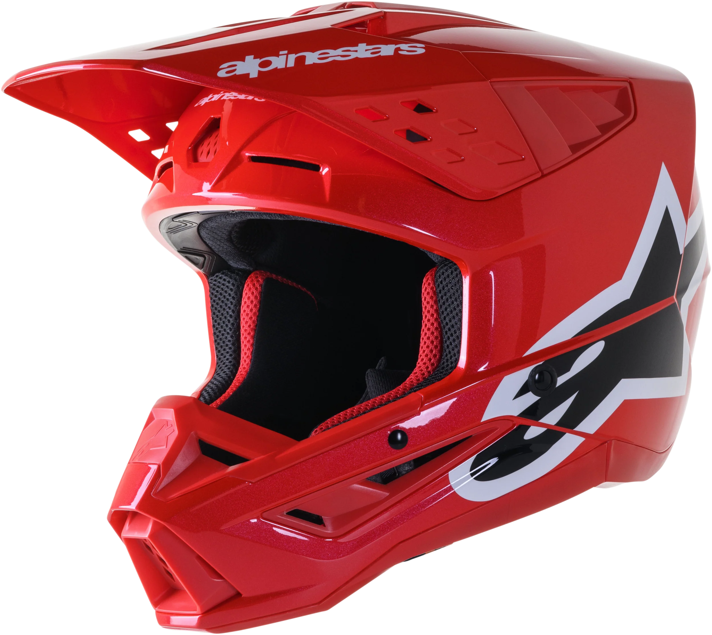 S-M5 Corp Helmet Bright Red Glossy Sm