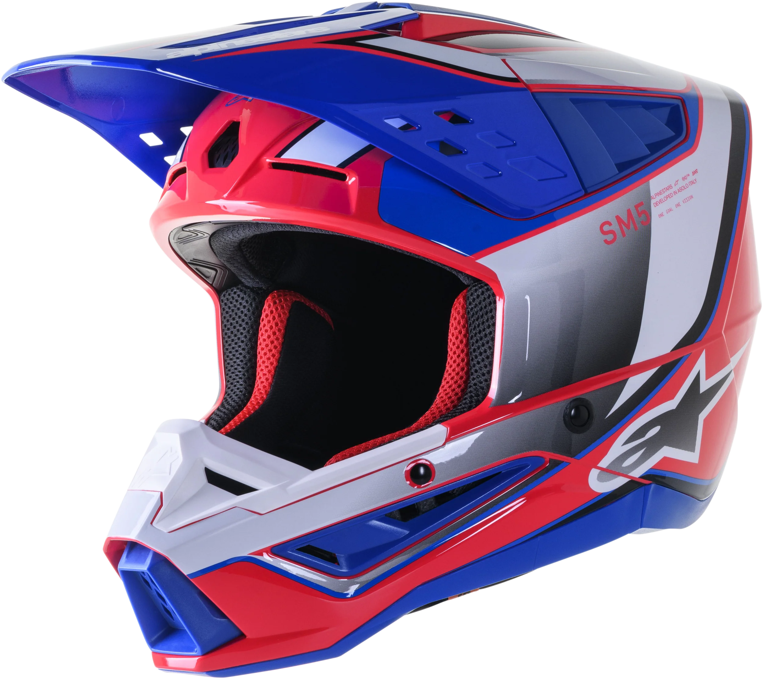 S-M5 Sail Helmet Wht/Diva Pnk/Enamel Blu G Md