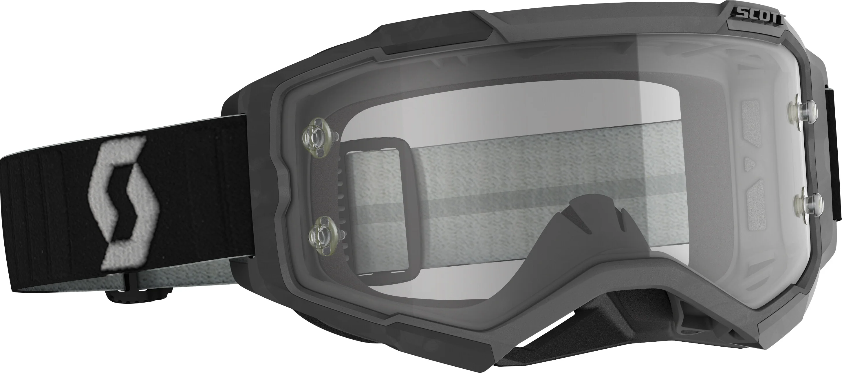 Fury Goggle Black/Grey Clear Works Lens