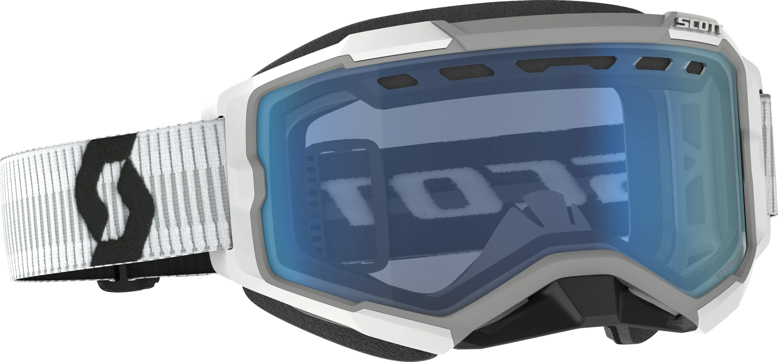 Fury Goggle Snow Cross White W/Blue