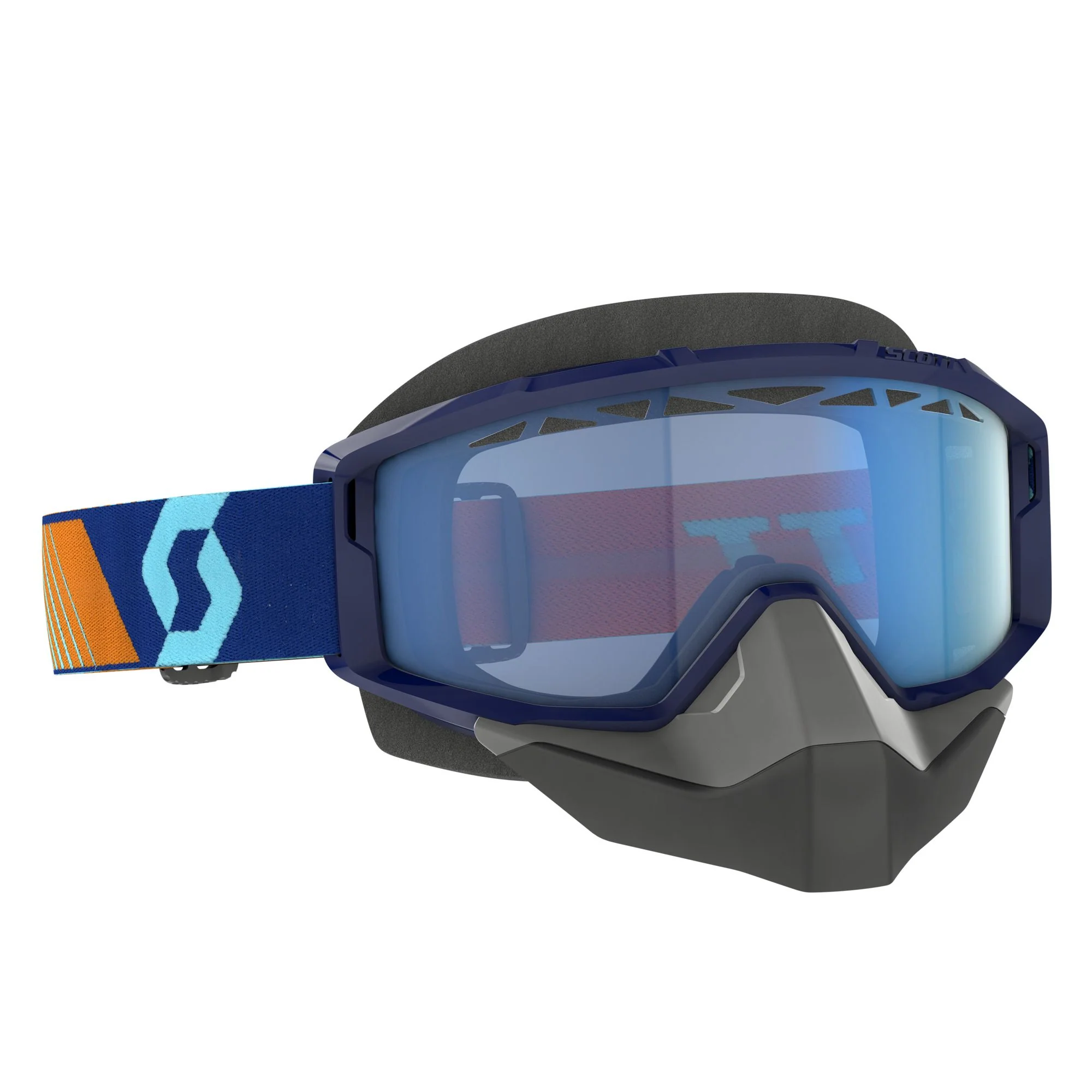 Primal Snow Cross Goggle Royal Blue/Orange Blue Tint