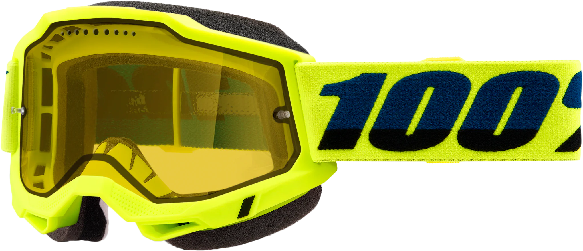 Accuri 2 Snowmobile Goggle Fluo Yellow Yellow Lens