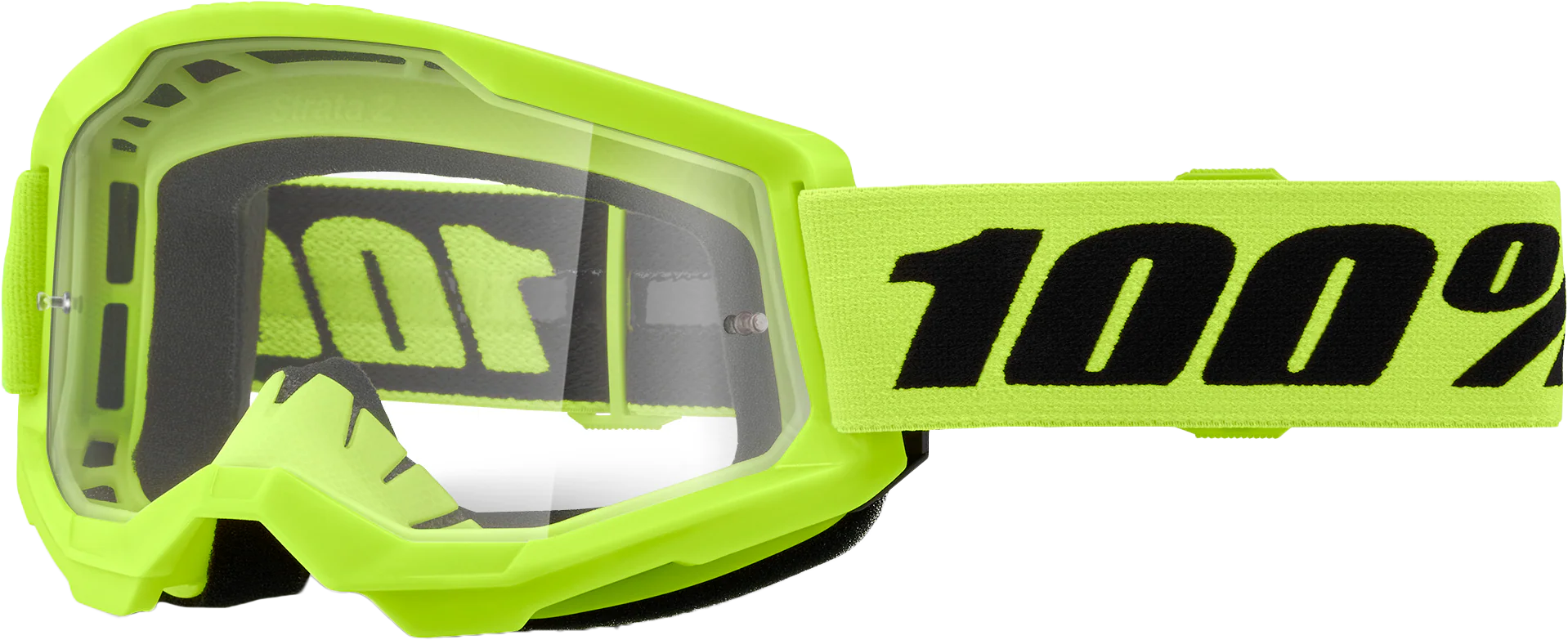 Strata 2 Goggle Neon Yellow Clear Lens