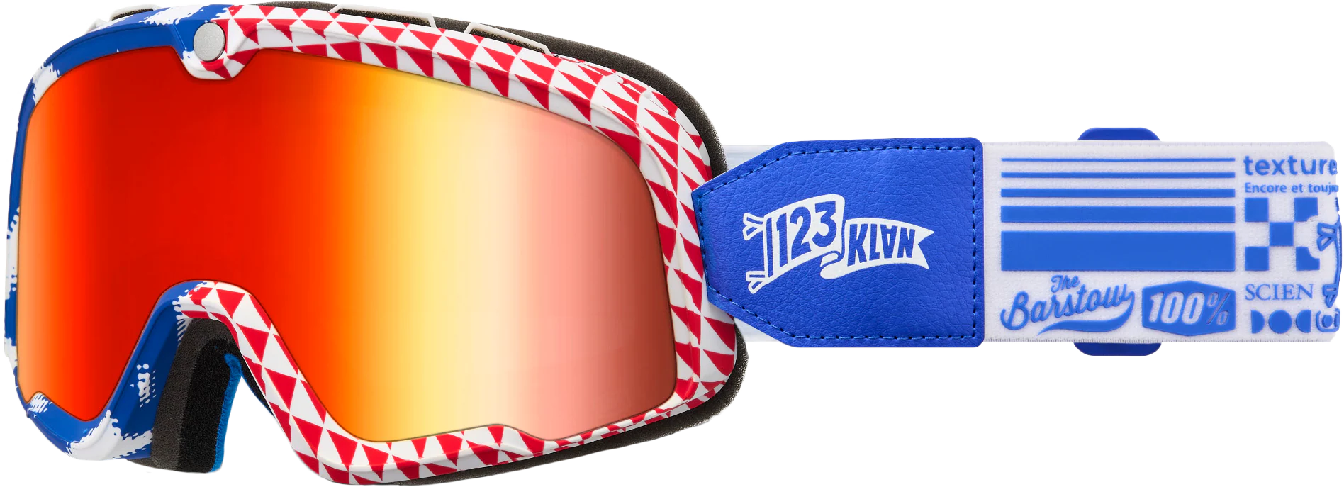 Barstow Goggle Artist Series 123 Klan Mirror Red Lens