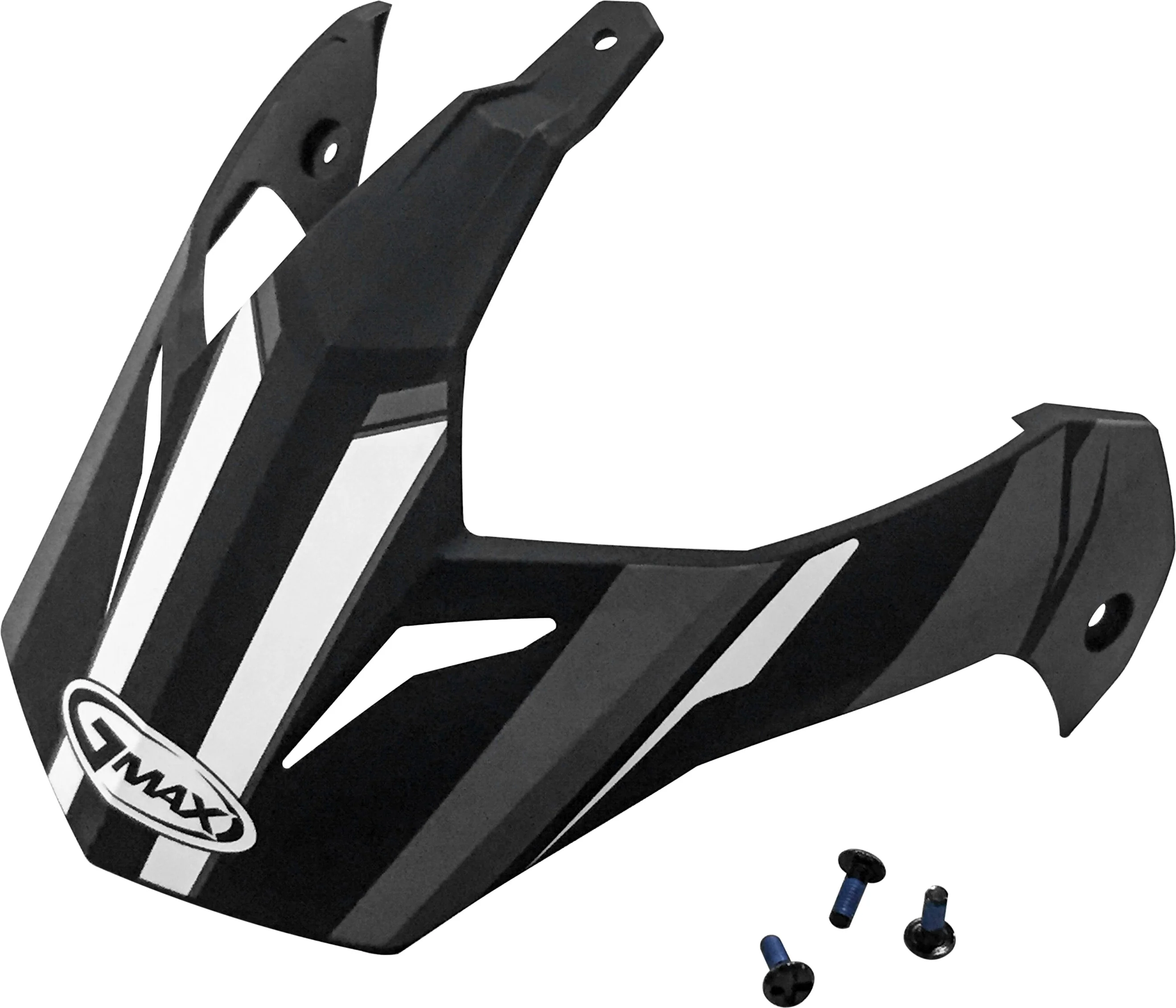 Visor Vertical Matte Black Dark Silver W/Screw Gm-11