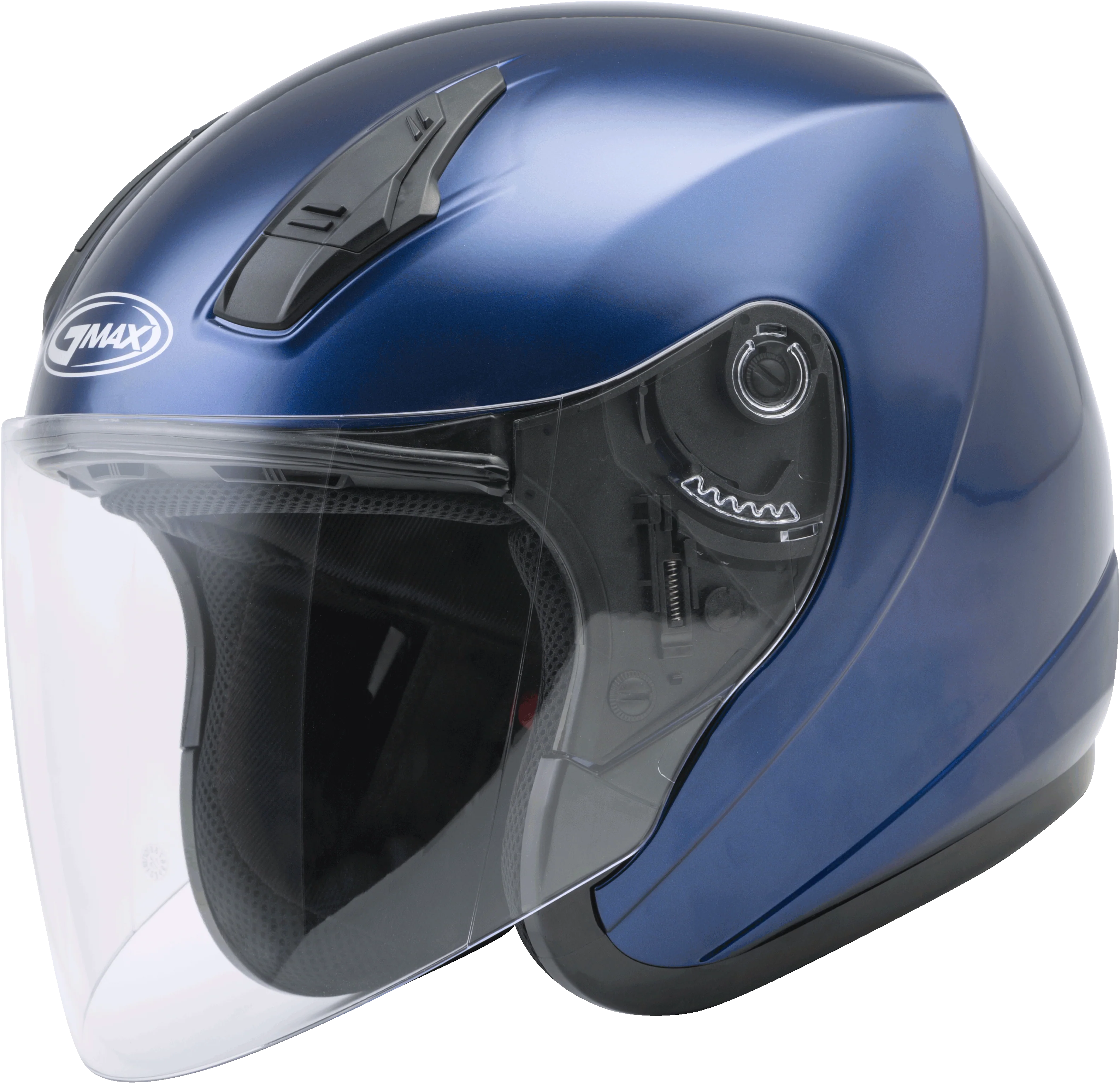 Of-17 Open-Face Helmet Blue Xs