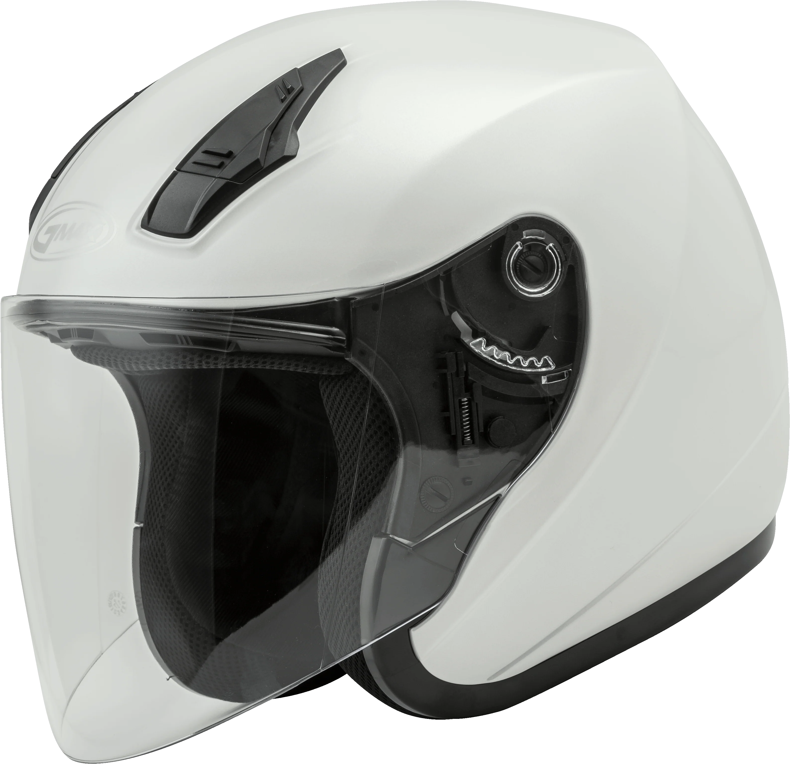 Of-17 Open-Face Helmet Pearl White Md