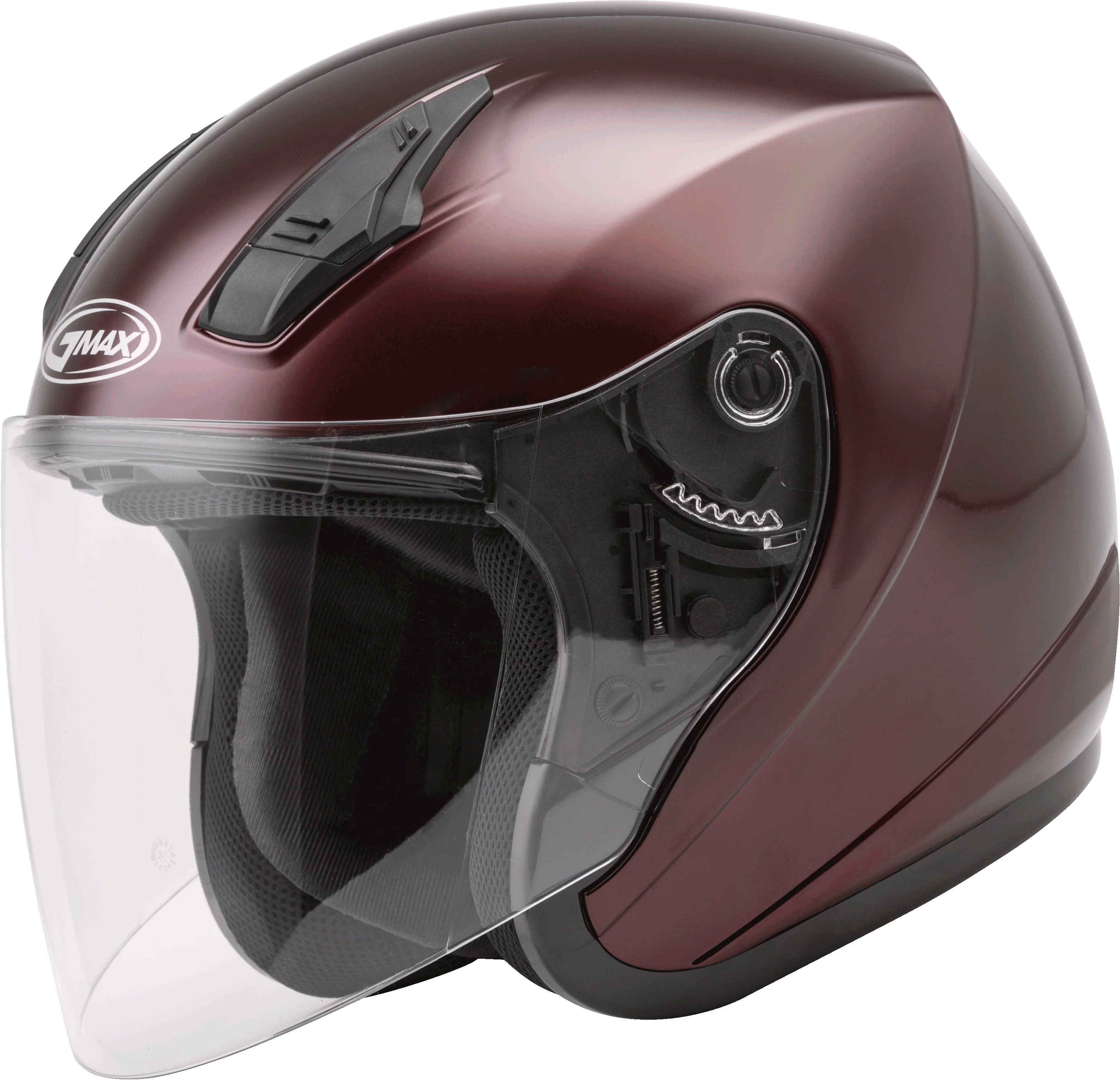 Of-17 Open-Face Helmet Wine Red Xl