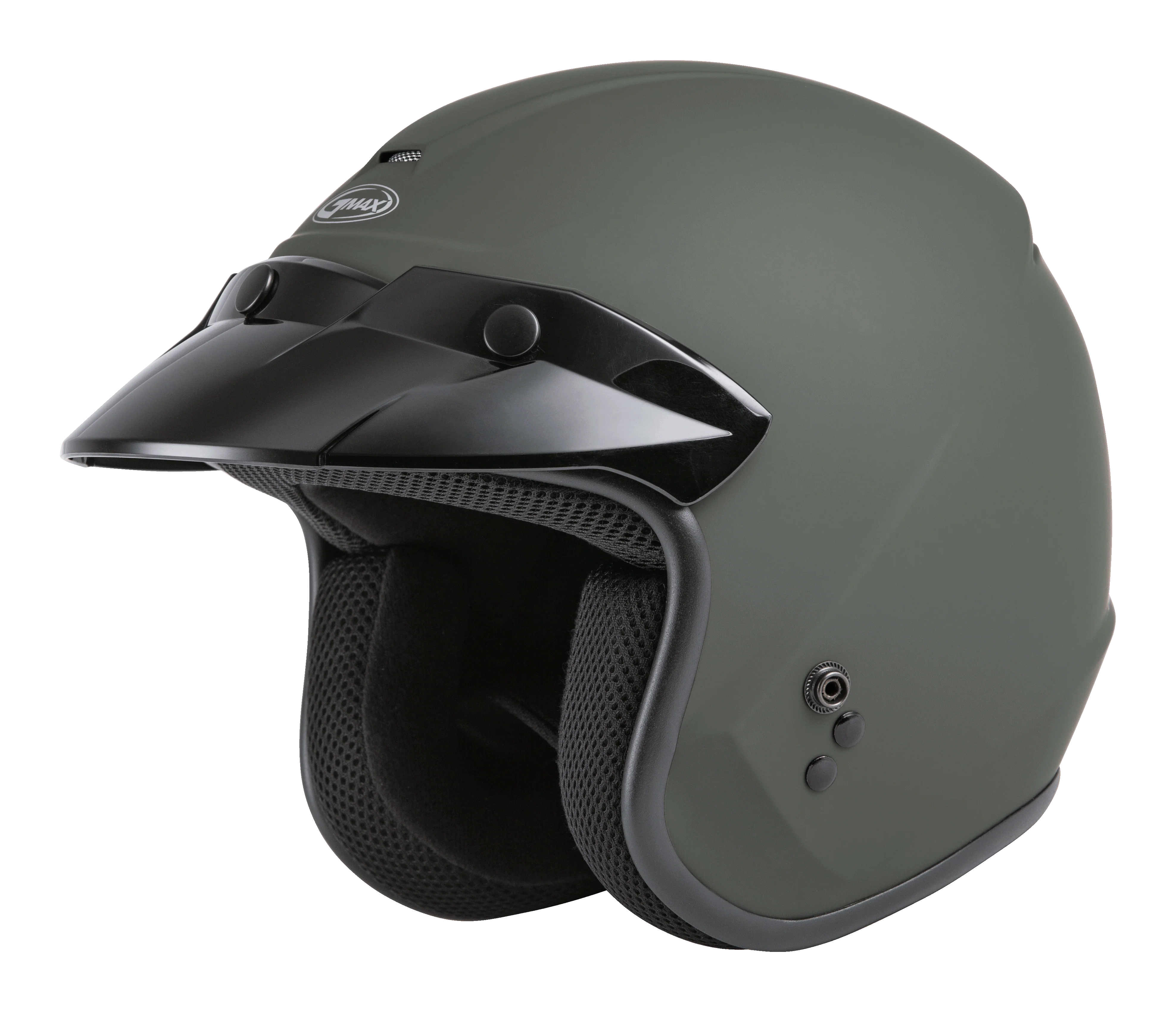 Of-2 Open-Face Helmet Matte Green Xs