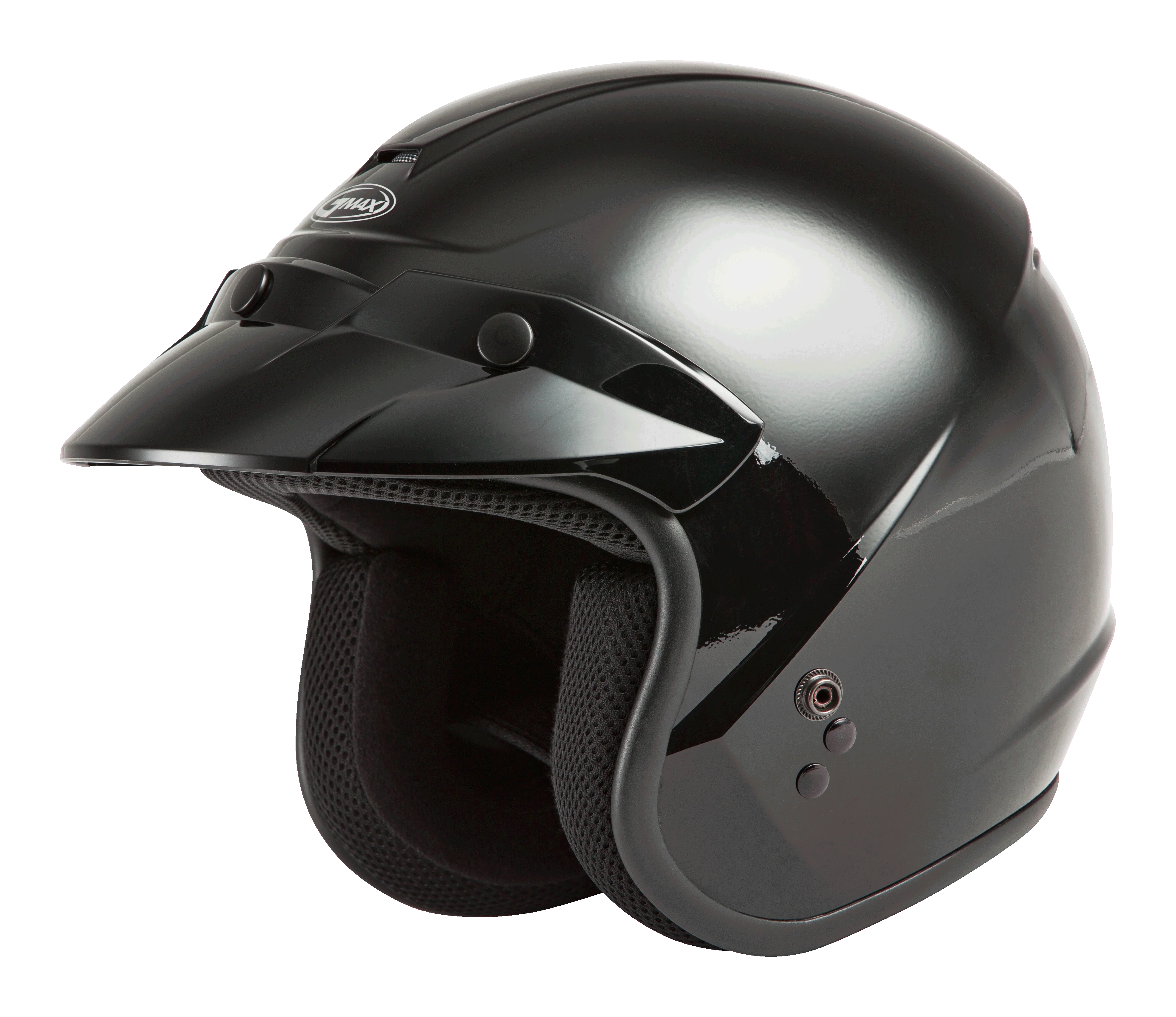 Of-2 Open-Face Helmet Black Xs