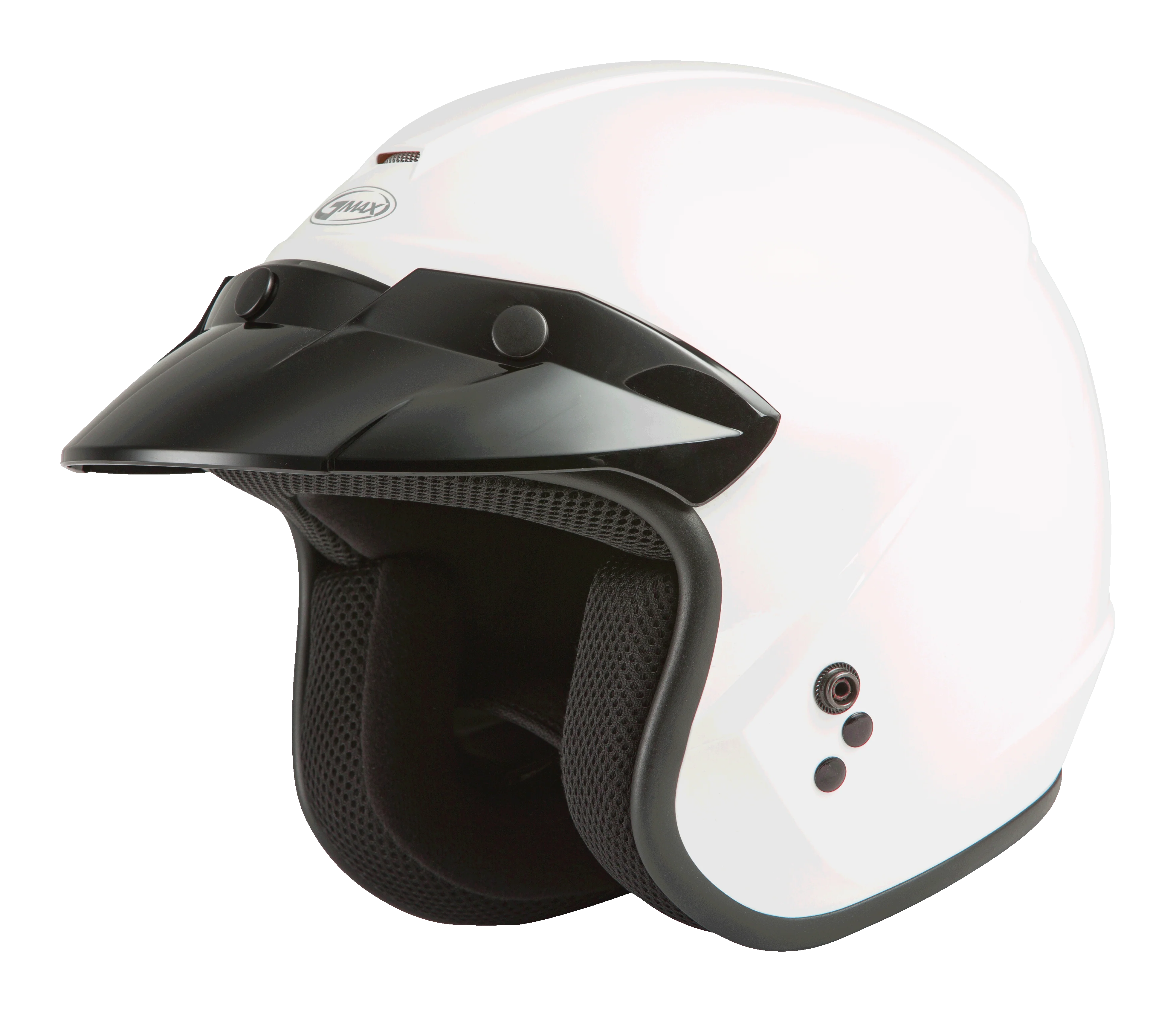Youth Of-2y Open-Face Helmet White Yl