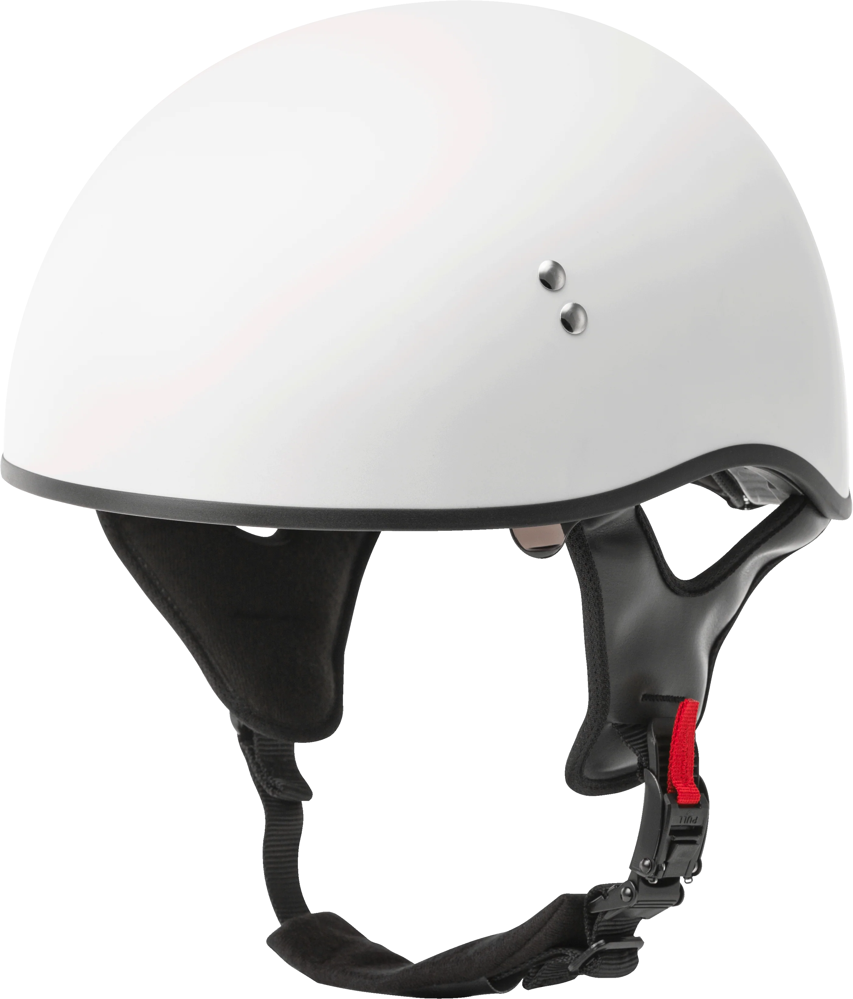 Hh-65 Half Helmet Naked Matte White Md