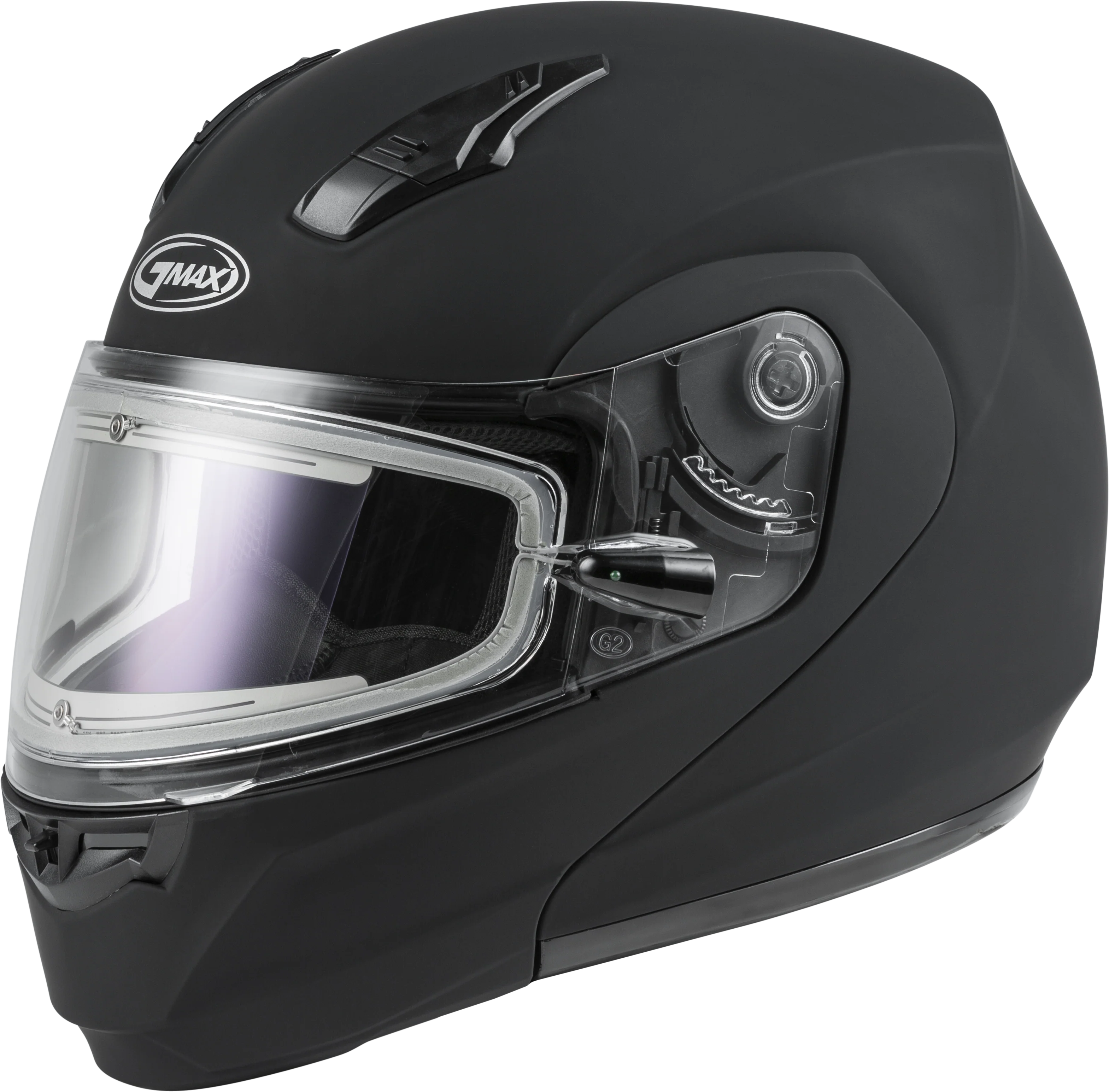 Md-04s Modular Snow Helmet W/Electric Shield Matte Blk 3x