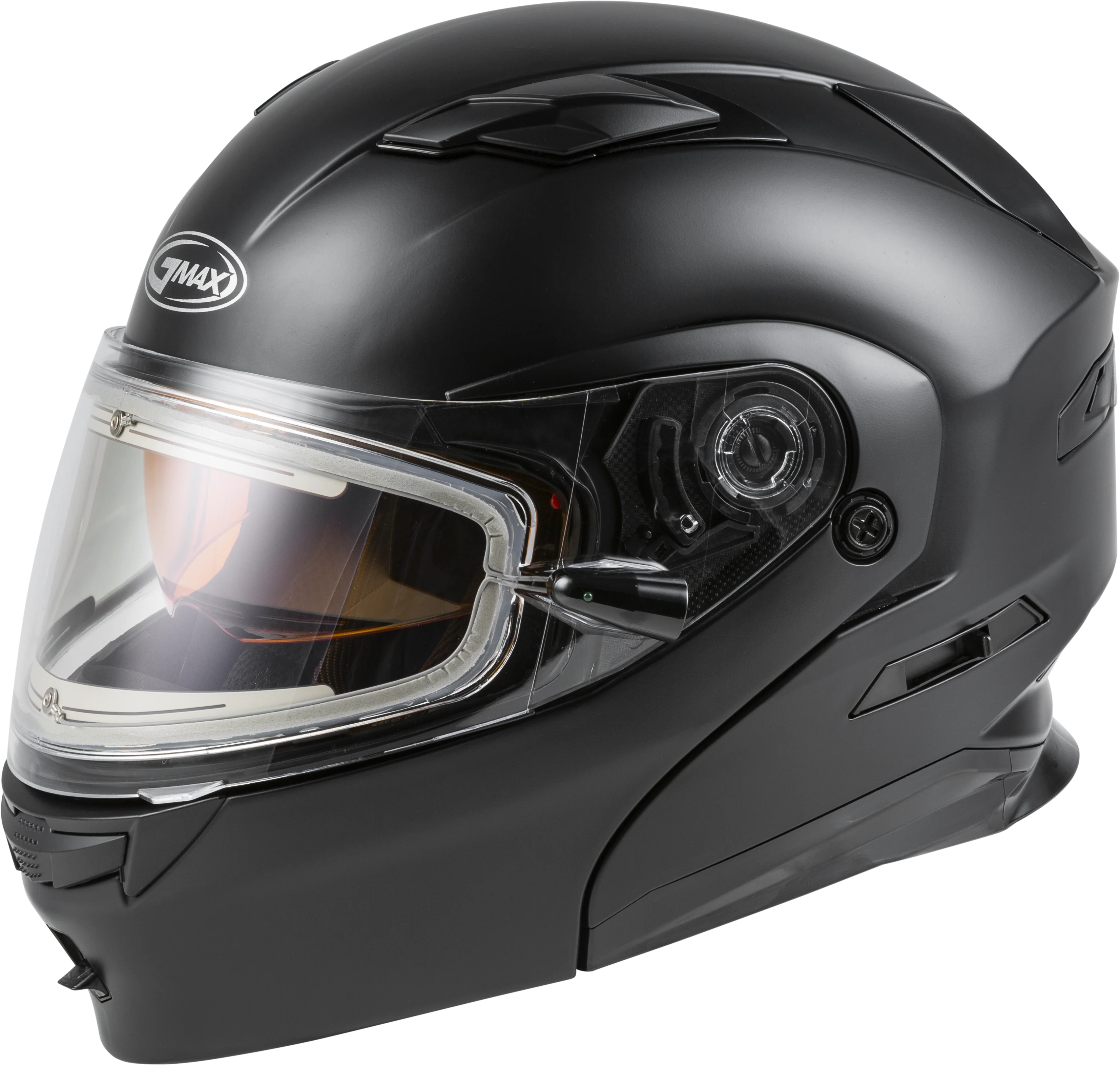 Md-01s Modular Snow Helmet W/Electric Shield Matte Blk Xs