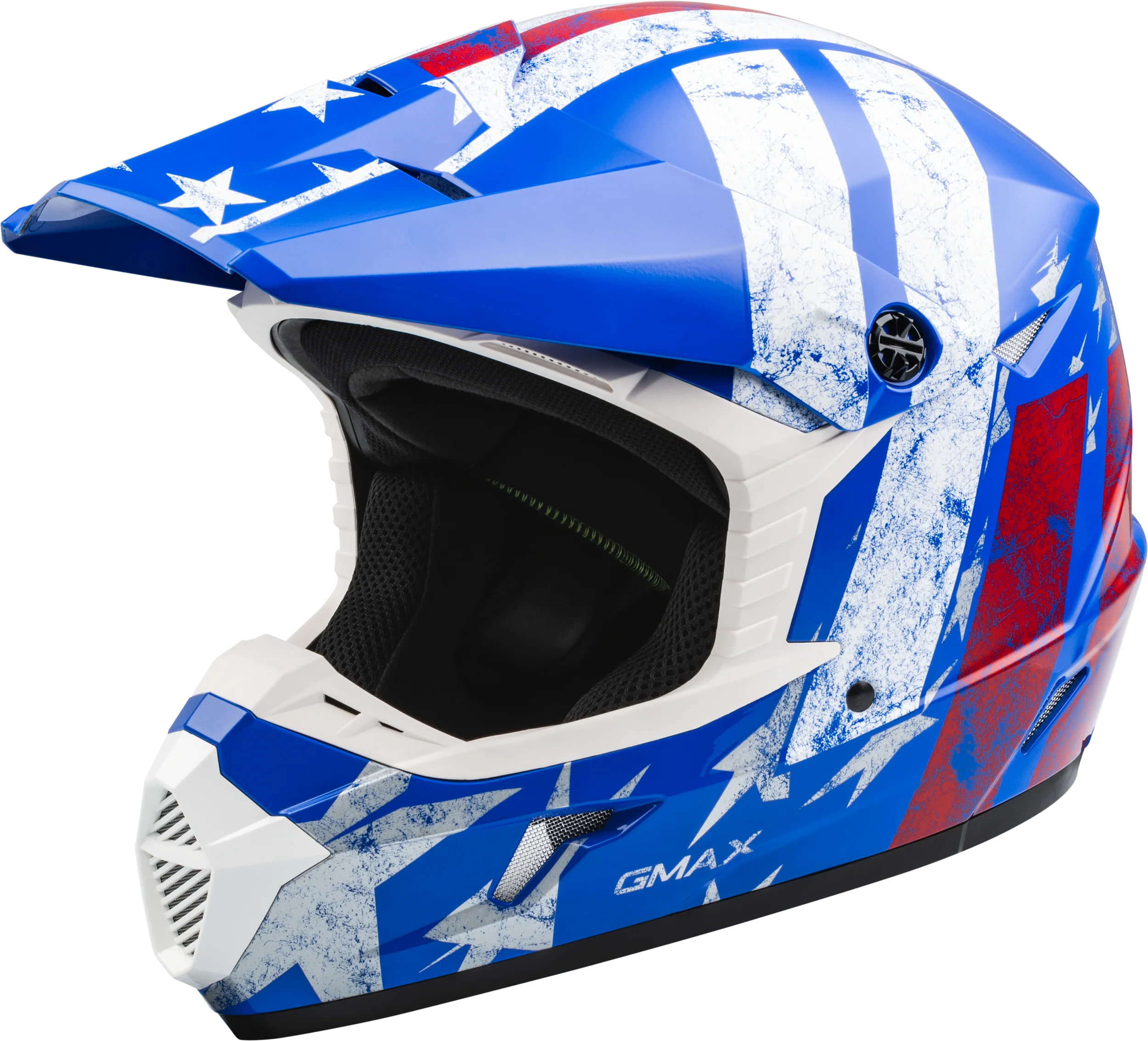 Youth Mx-46y Patriot Off-Road Helmet Red/White/Blue Ym