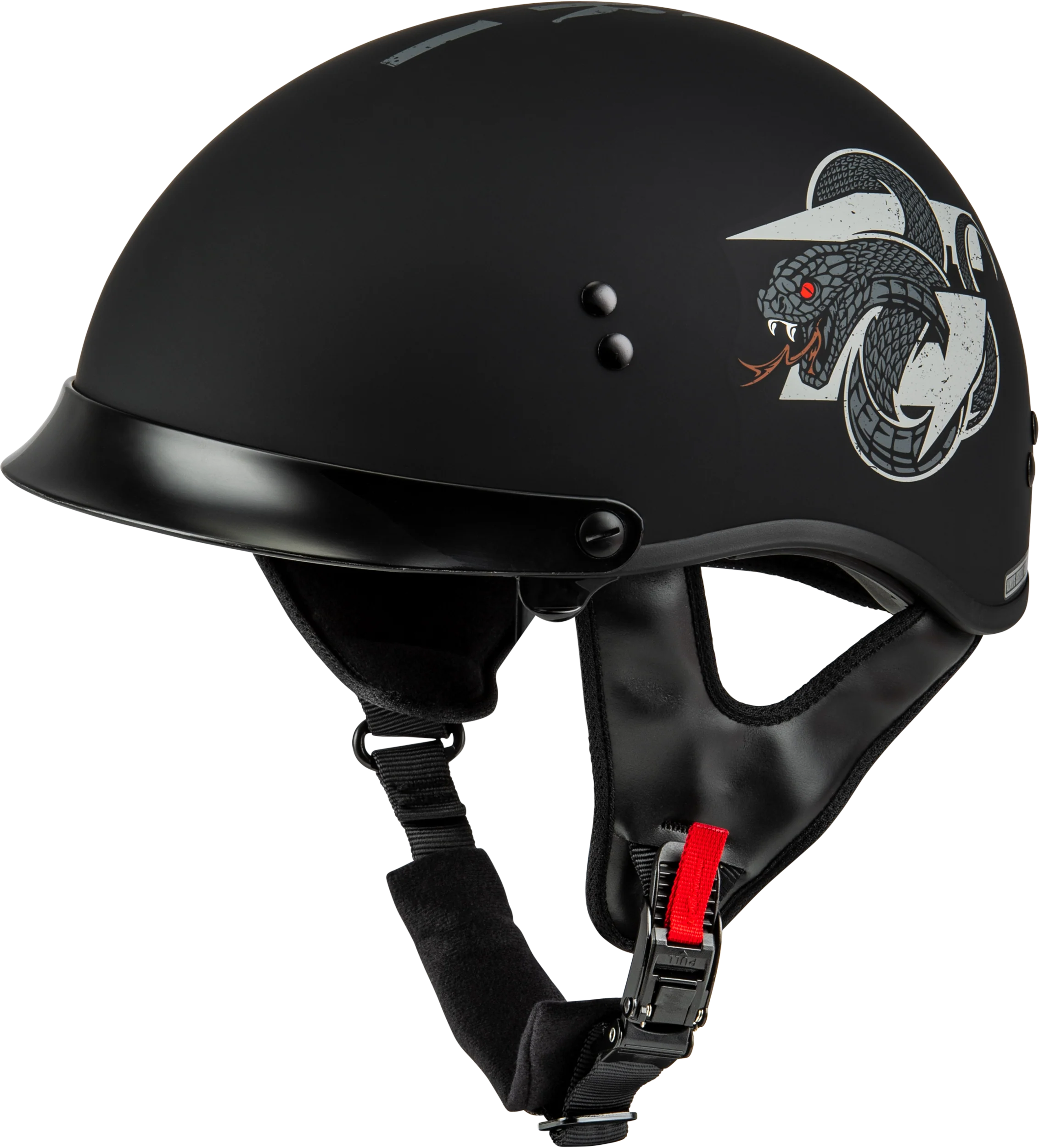 Hh-65 Drk1 Helmet W/ Peak Matte Black/Grey Md