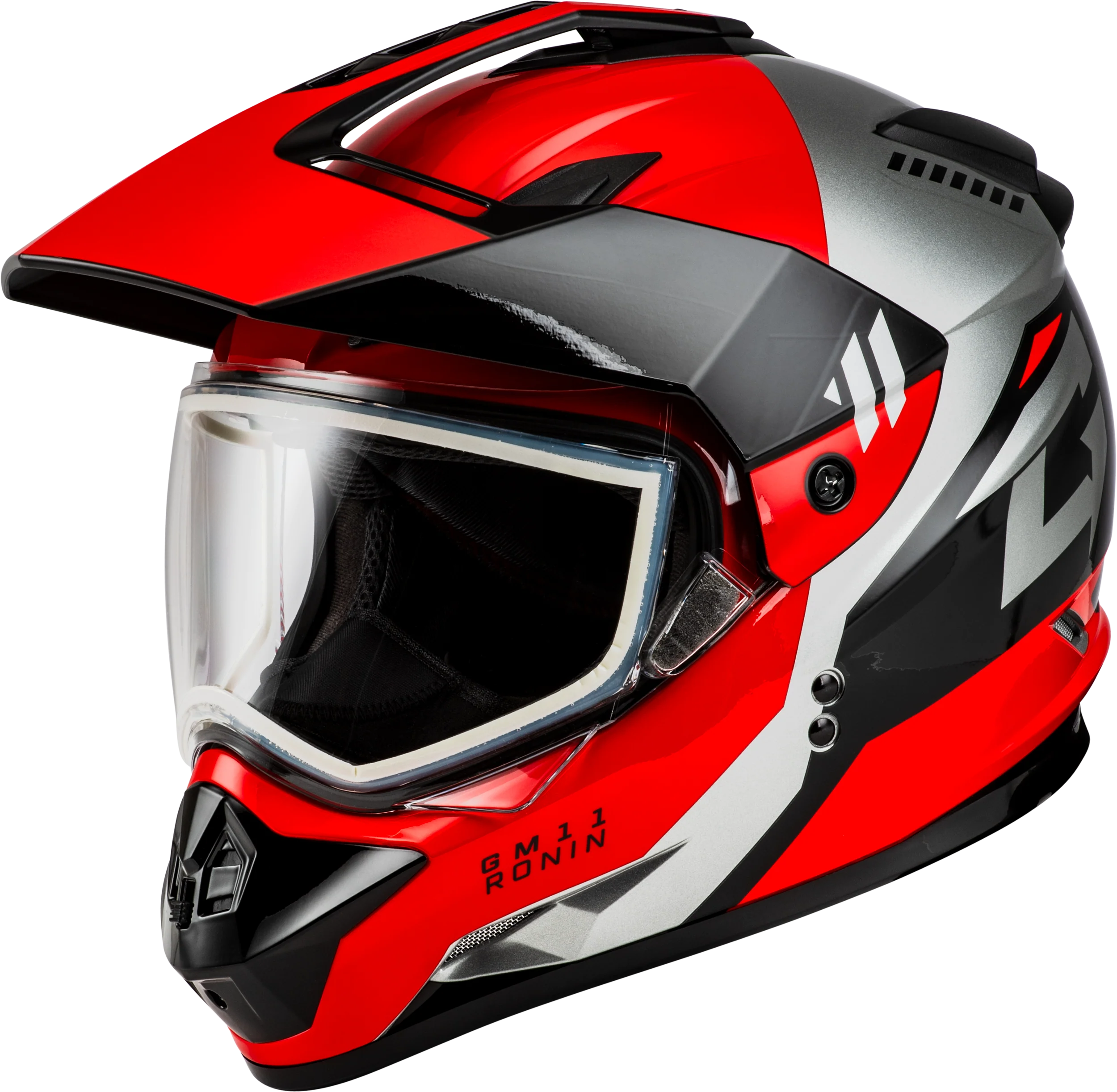 Gm-11 Ronin Helmet Black/Red Lg