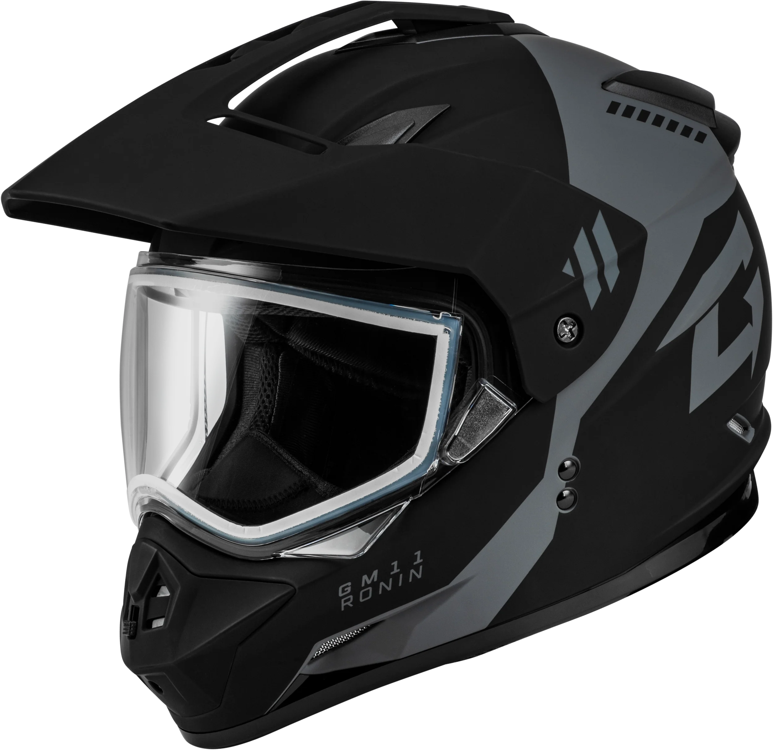 Gm-11 Ronin Helmet Matte Black/Silver Xl