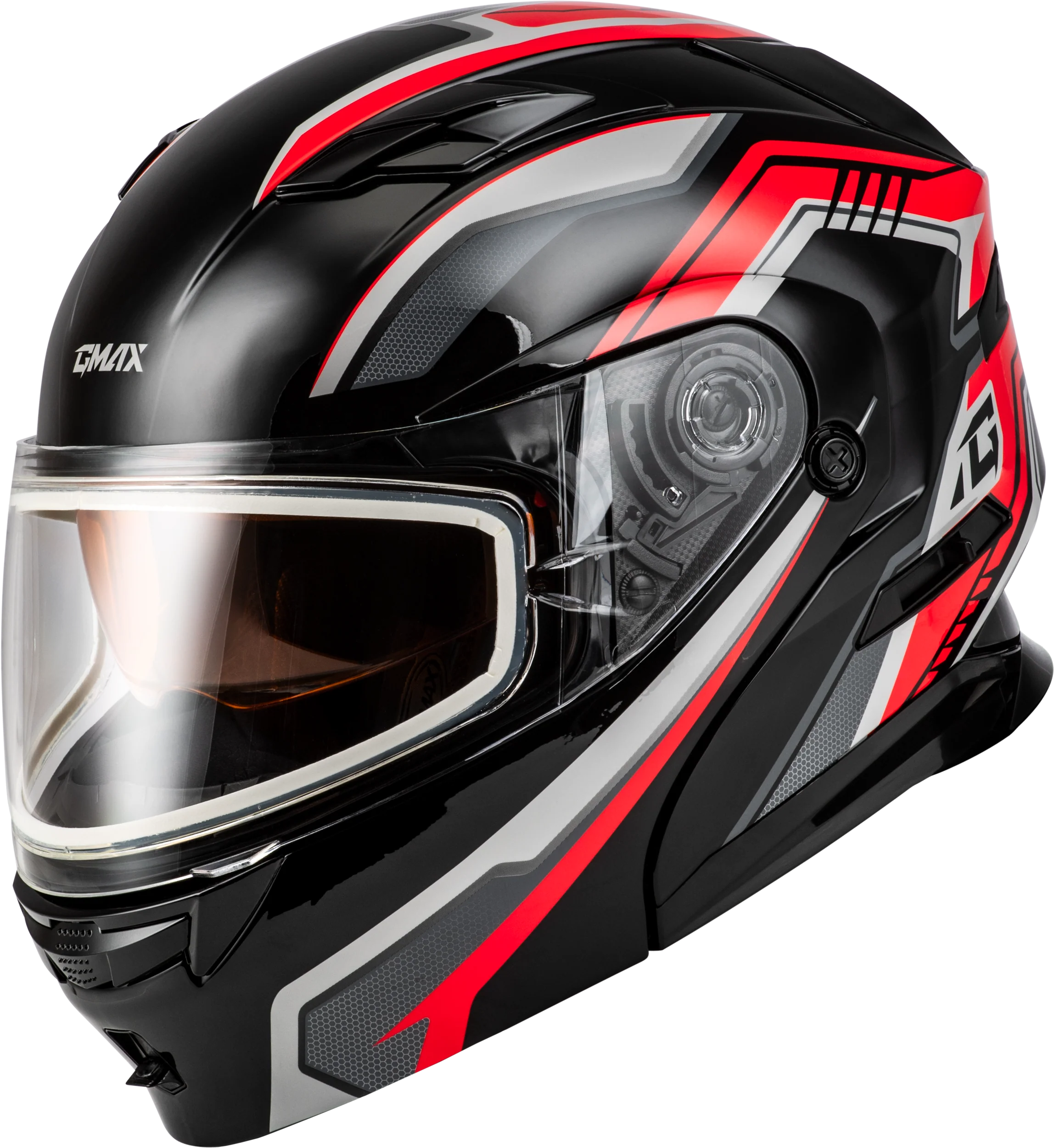 Md-01s Transistor Snow Helmet Black/Red Sm