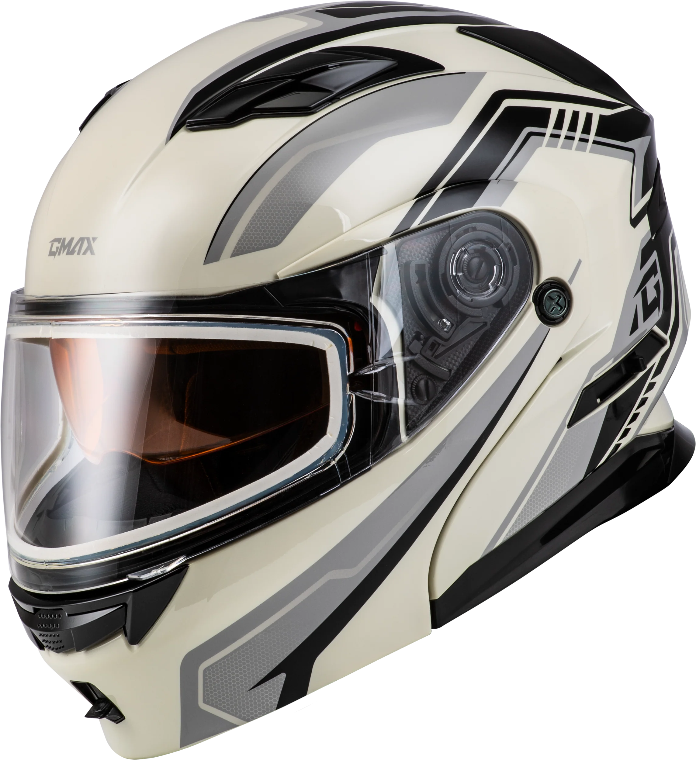 Md-01s Transistor Snow Helmet White/Grey/Black Md