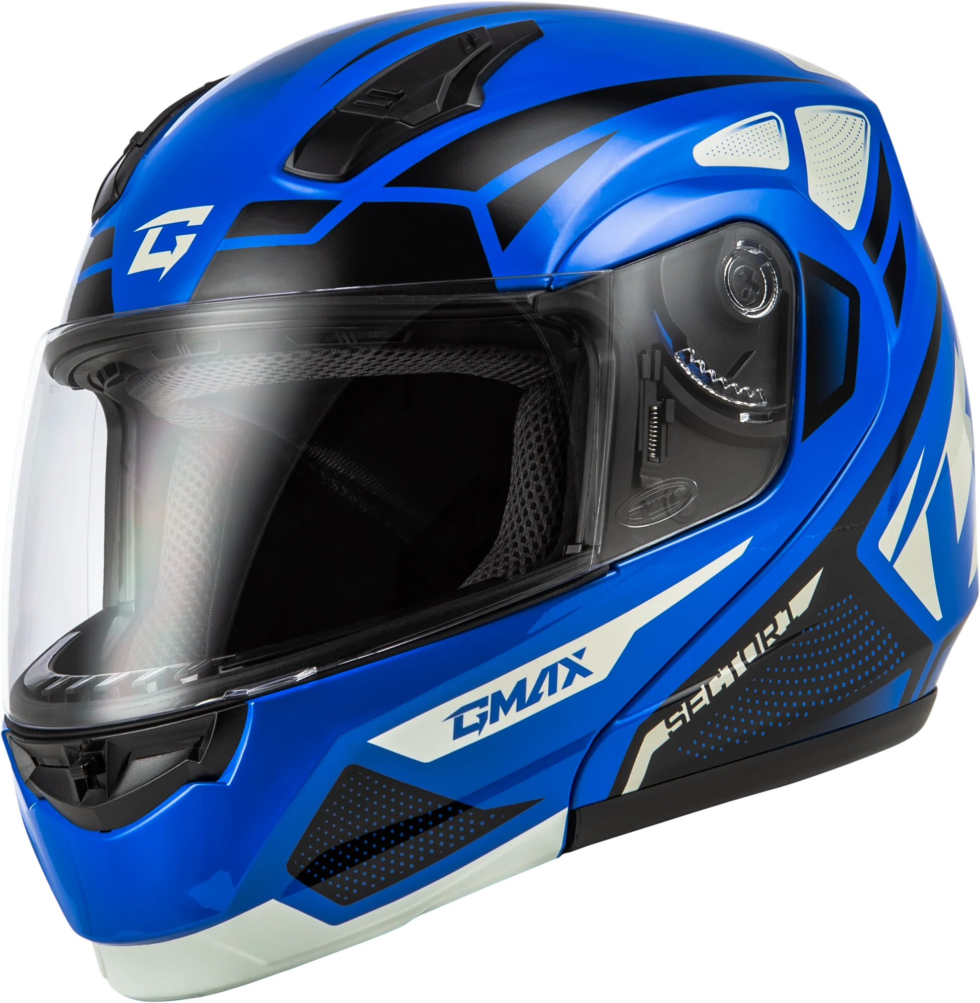 Md-04 Sector Helmet Blue/Black Sm