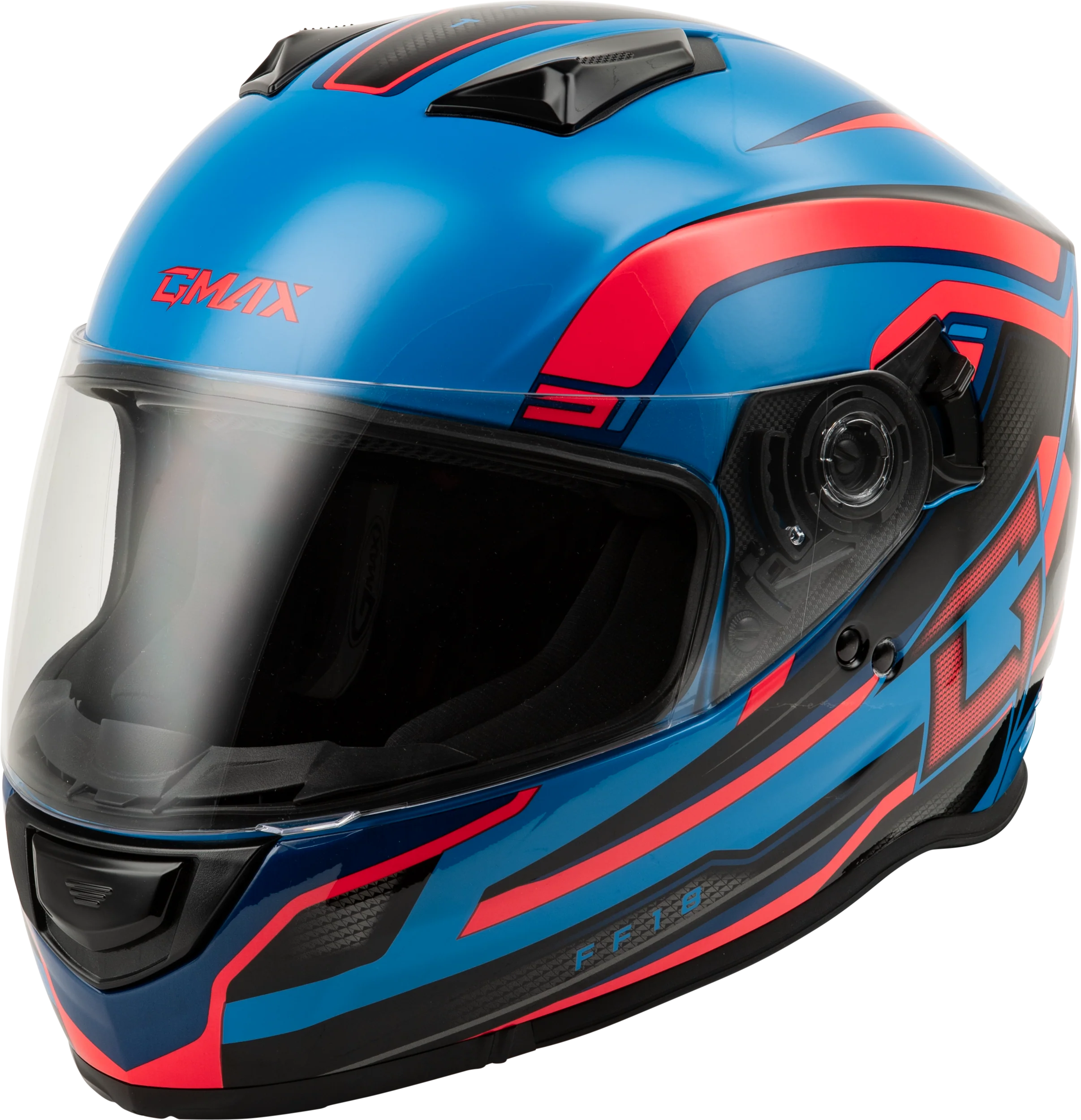 Ff-18 Drift Helmet Black/Blue/Red Xs