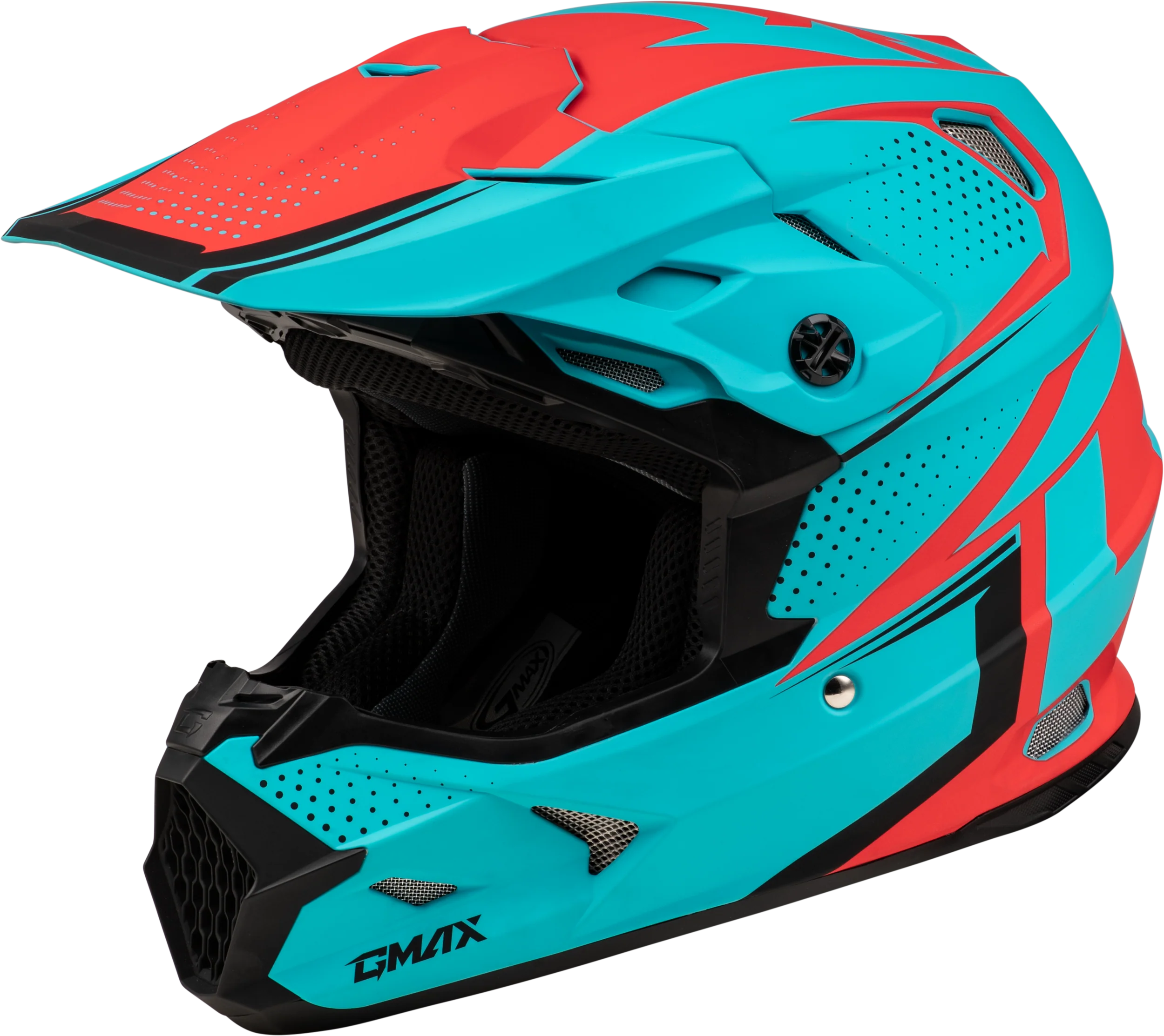 Mx-96 502 Helmet Matte Blue/Red  2x