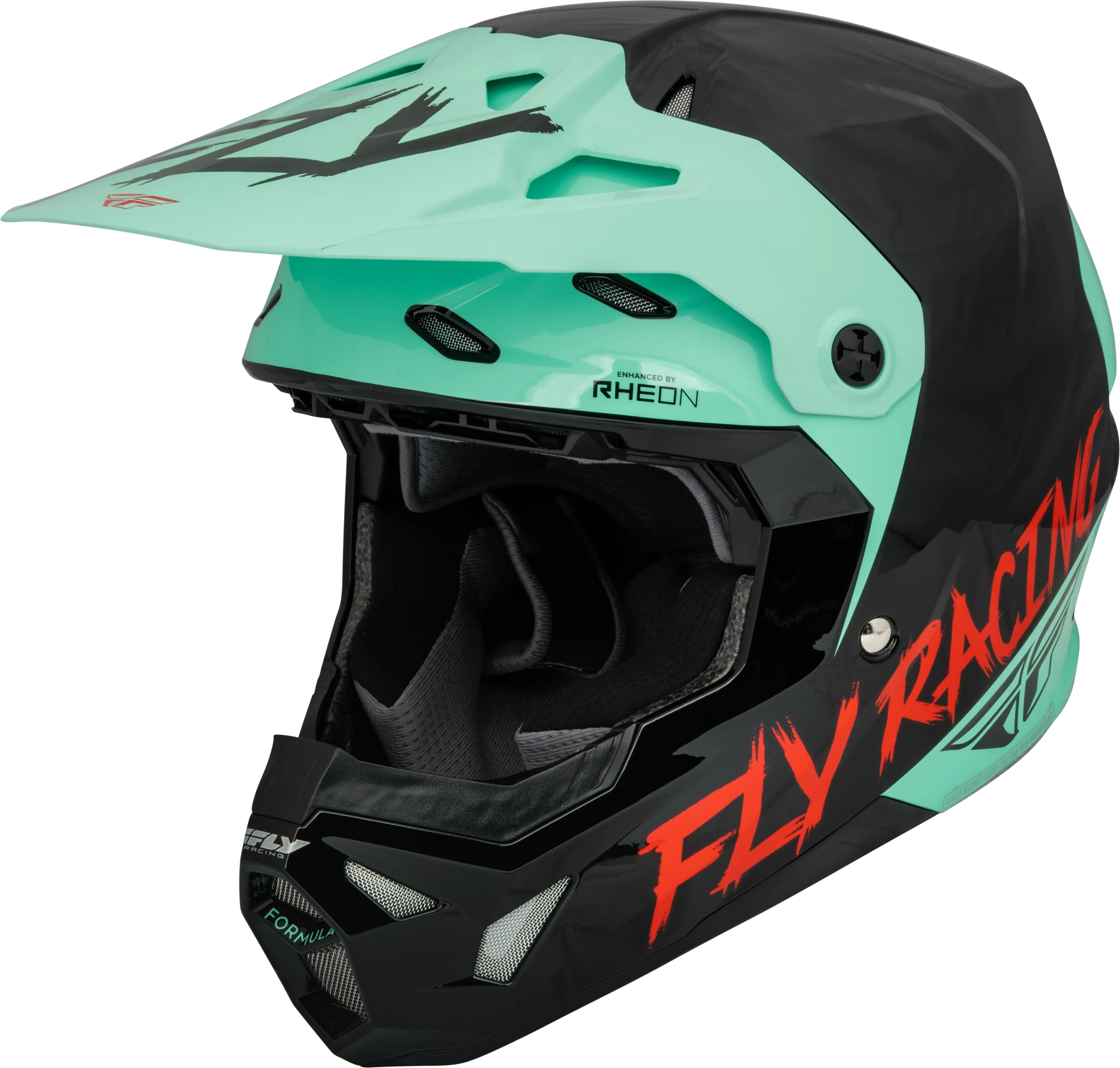 Formula Cp S.E. Rave Helmet Black/Mint/Red Lg
