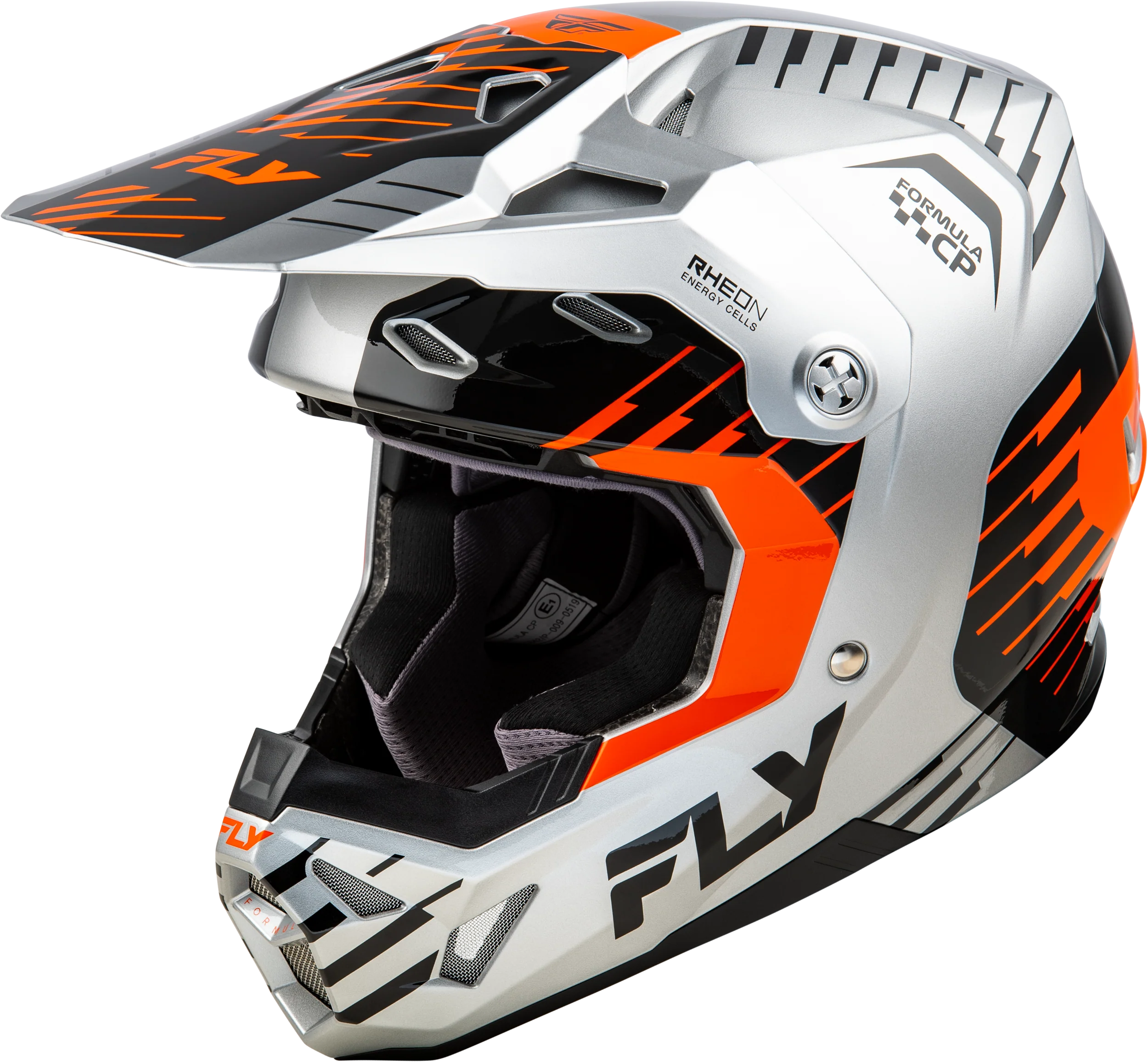 Formula Cp Slice Helmet Grey/Orange/Black Md