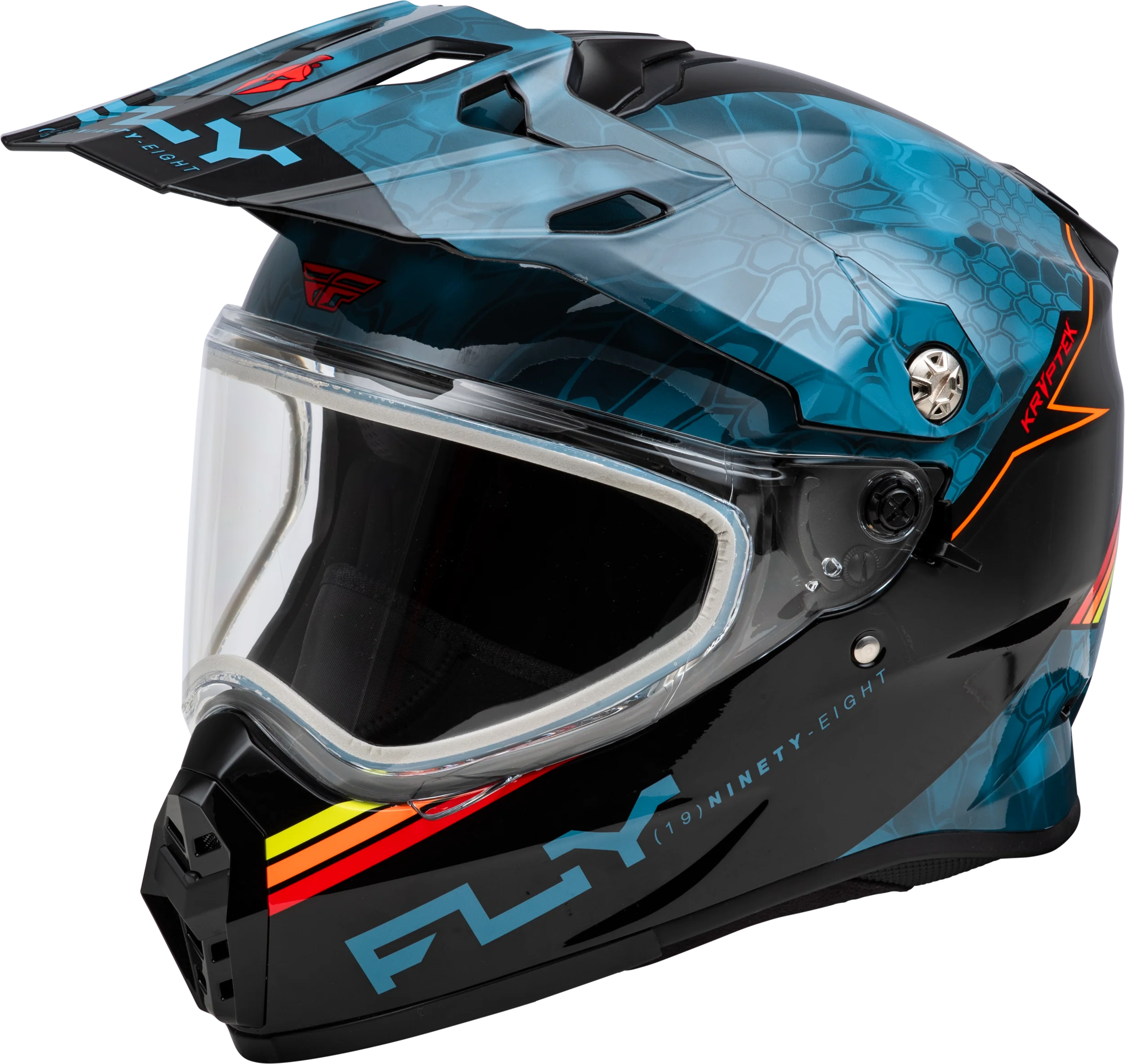 Trekker Cw Conceal Helmet Dual Shld Slate/Black/Red Xl