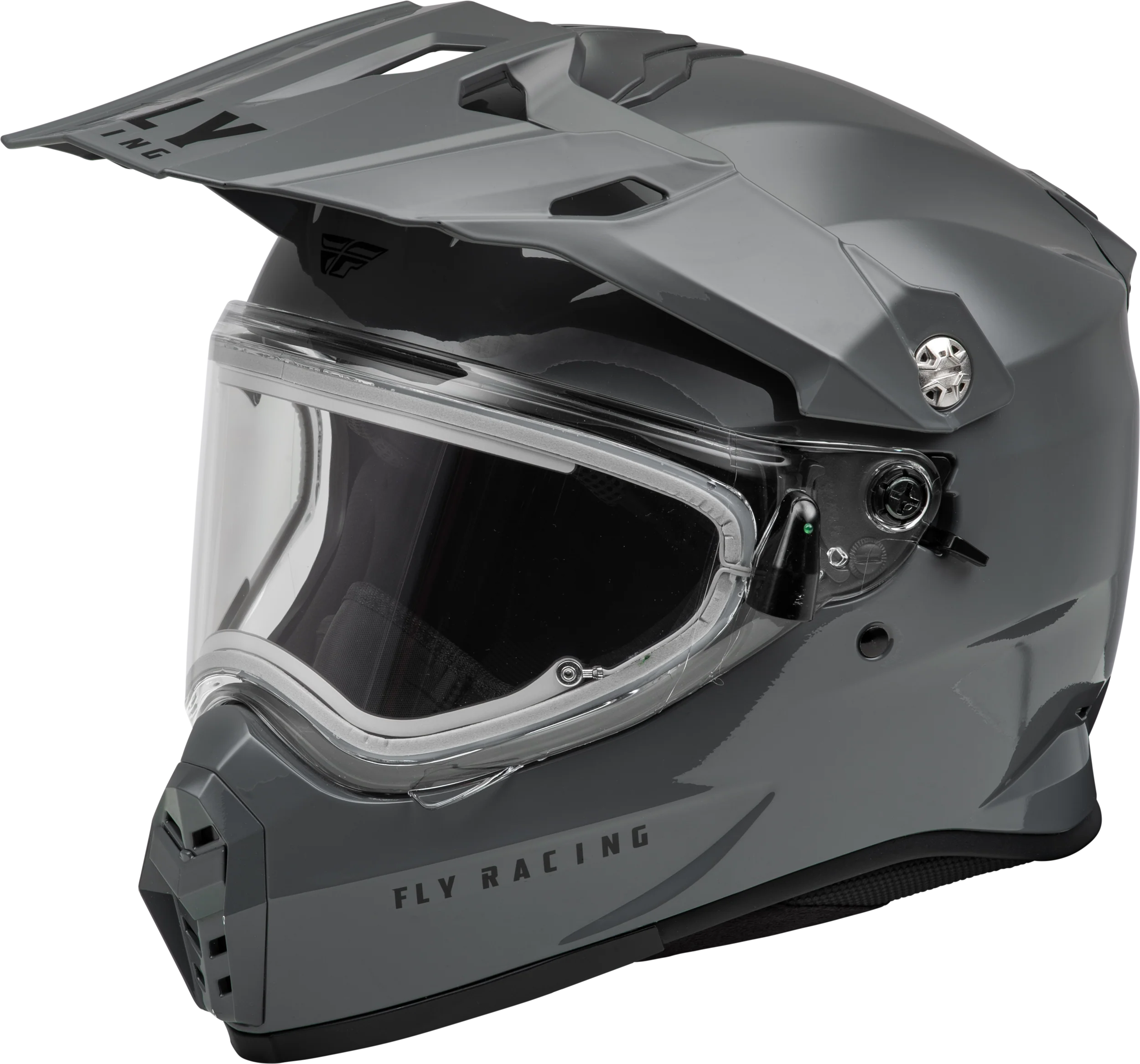 Trekker Cw Solid Helmet Elec Shld Grey Xl