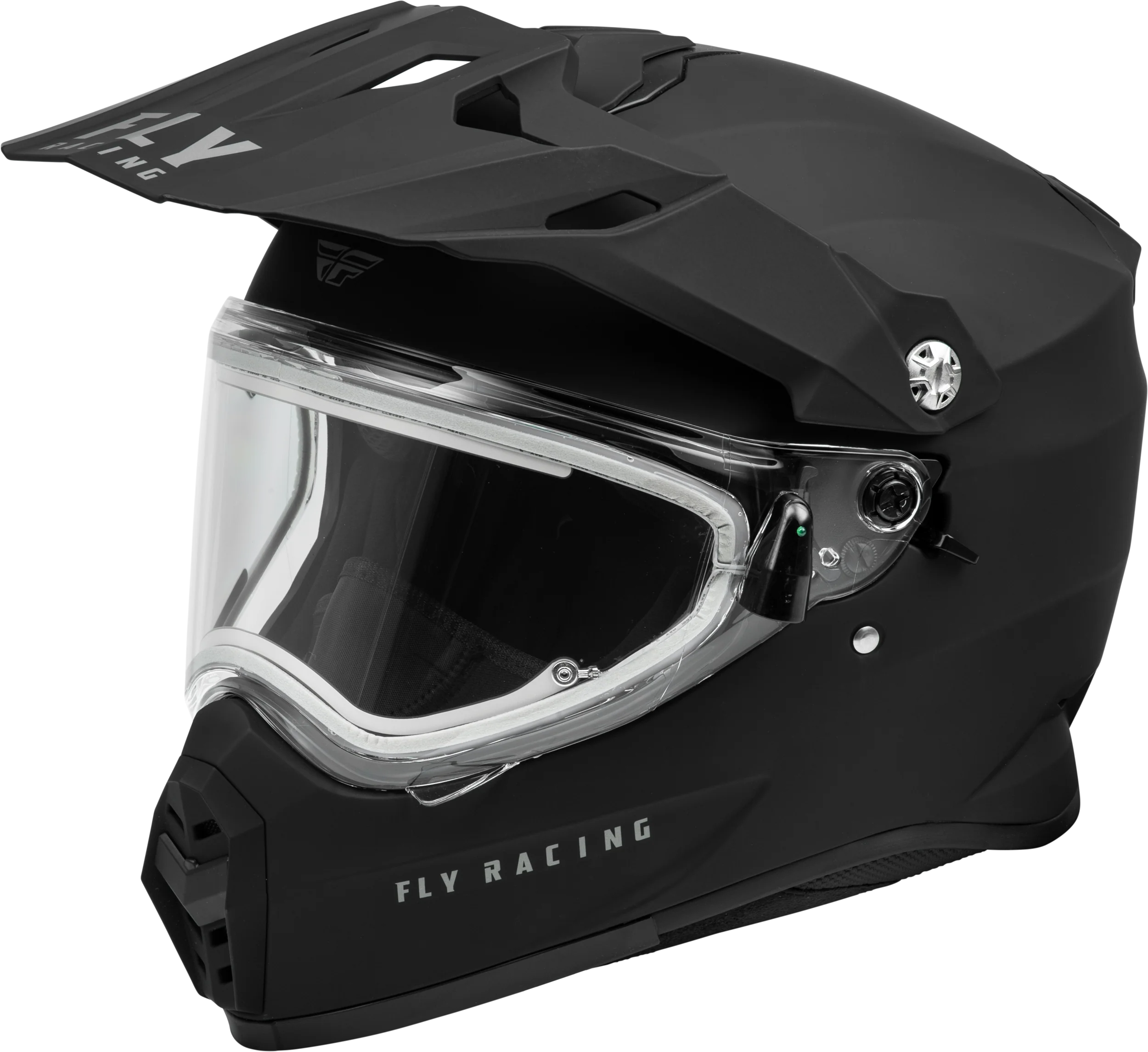 Trekker Cw Solid Helmet Elec Shld Matte Black 2x