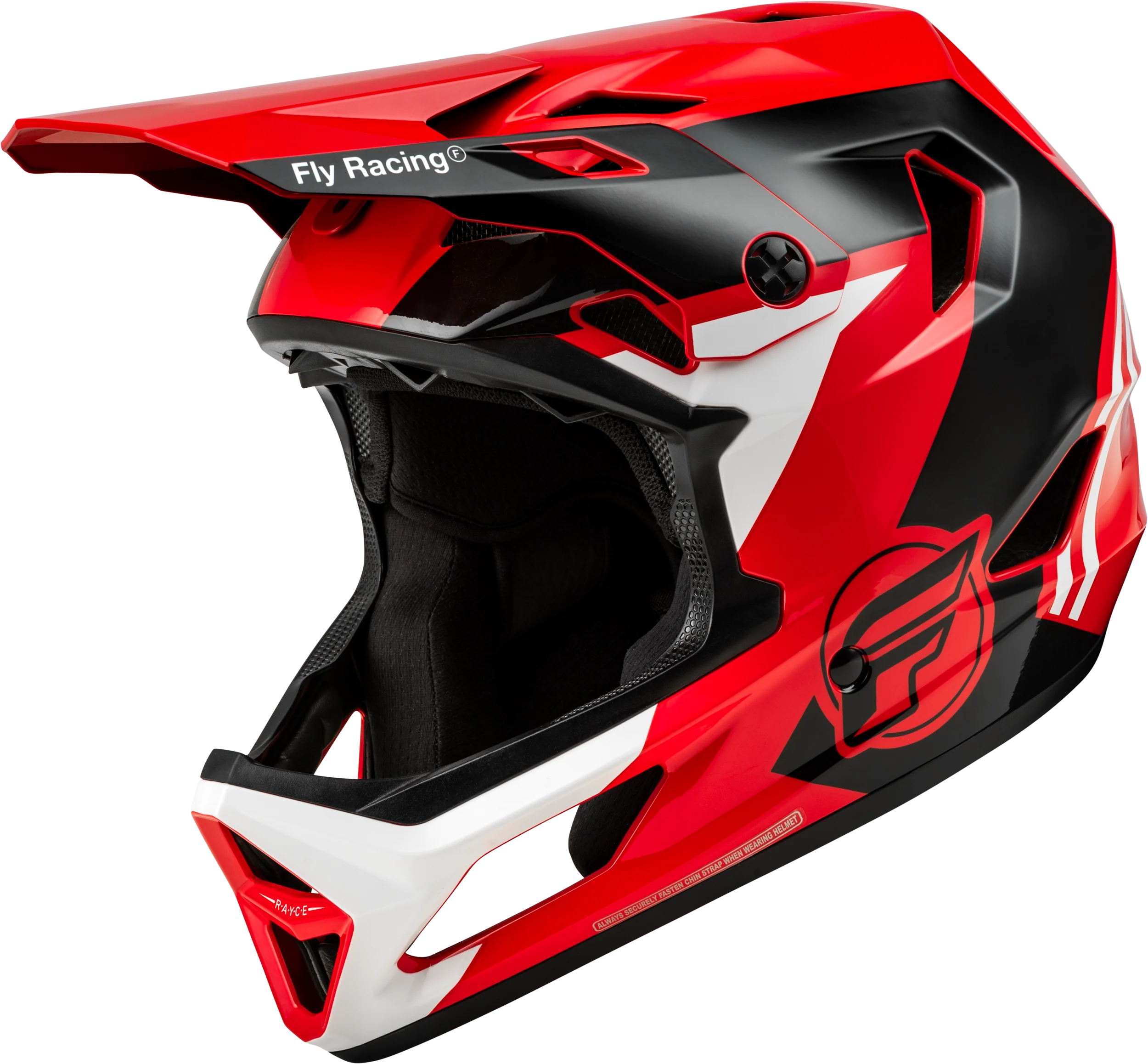 Rayce Bicycle Helmet Red/Black/White Xl
